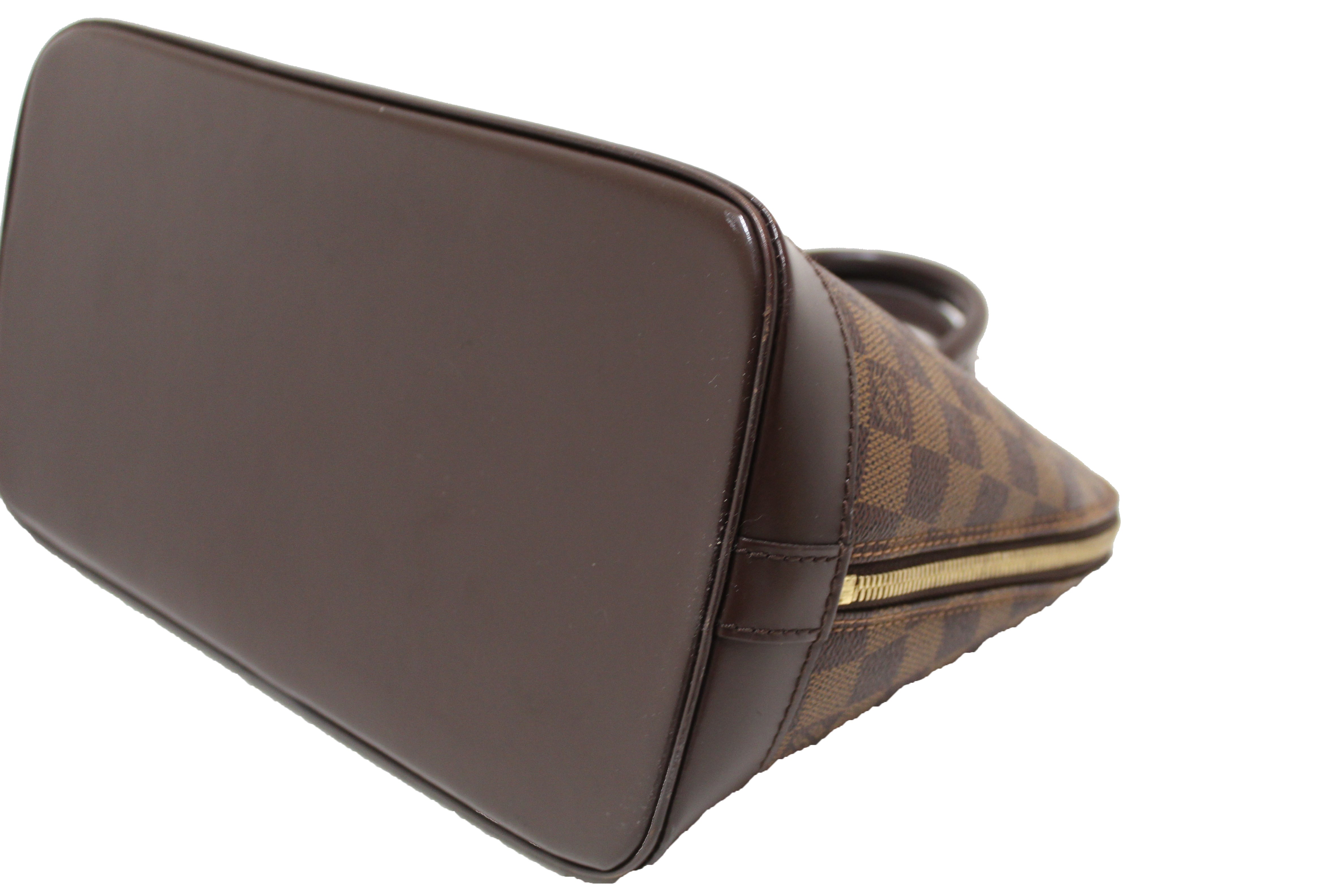 Authentic Louis Vuitton Damier Ebene Canvas Alma PM Handbag