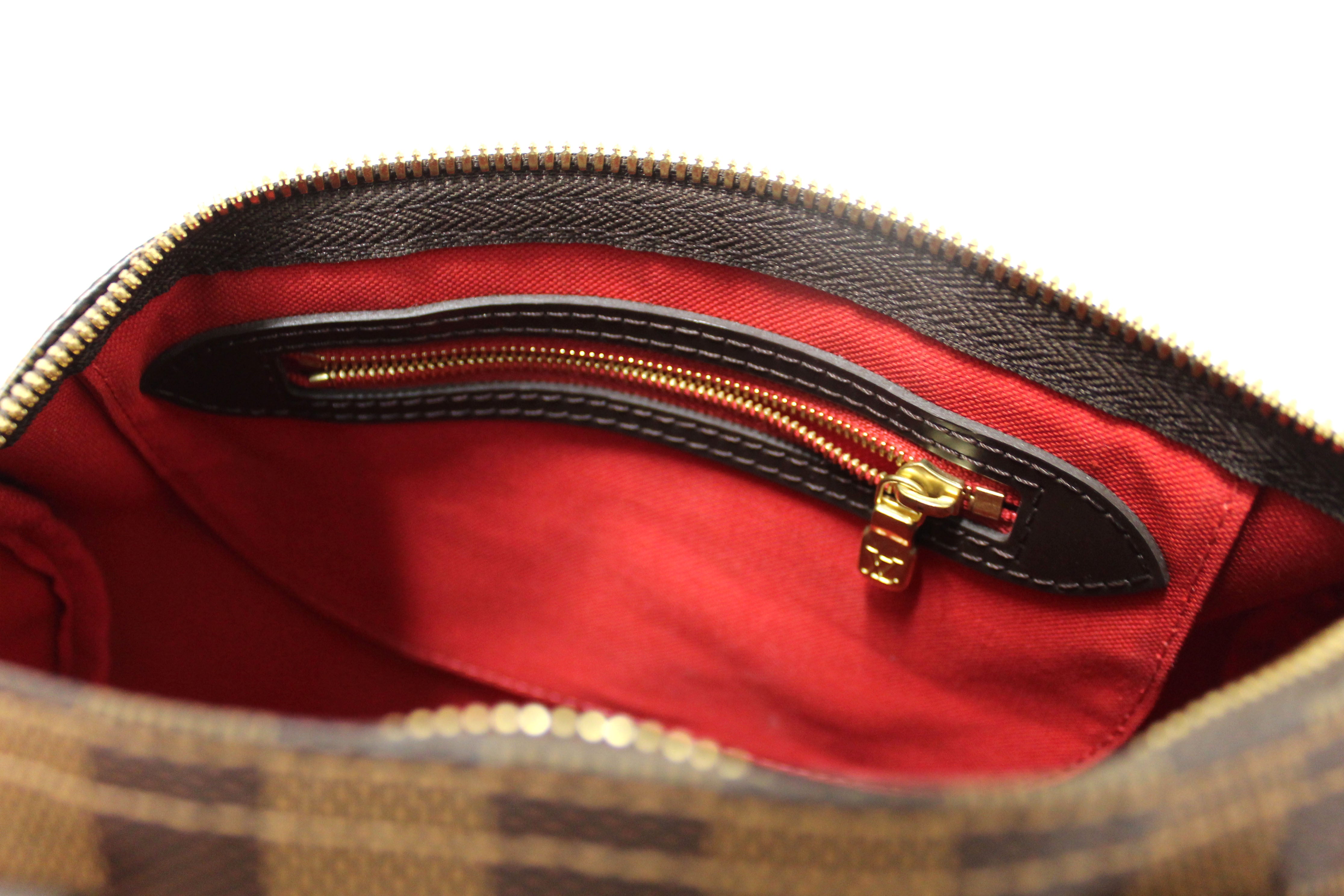 Authentic Louis Vuitton Damier Ebene Speedy 25 Bandouliere Crossbody Bag