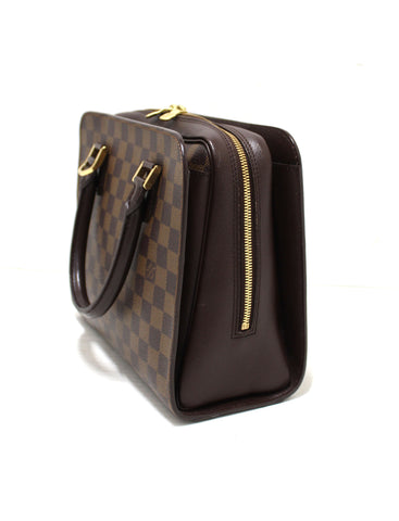 Authentic Louis Vuitton Damier Ebene Triana Handbag