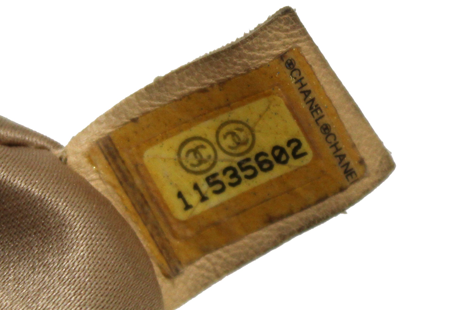 Authentic Chanel Beige Bubble Quilted Lambskin Leather Bowler Bag