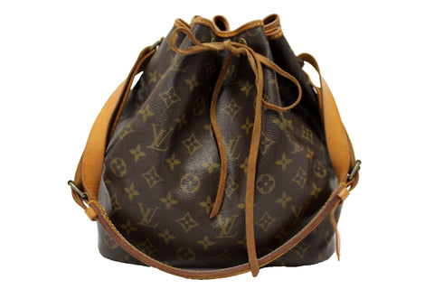 Authentic Louis Vuitton Classic Monogram Vintage Noe Drawstring Shoulder Bag