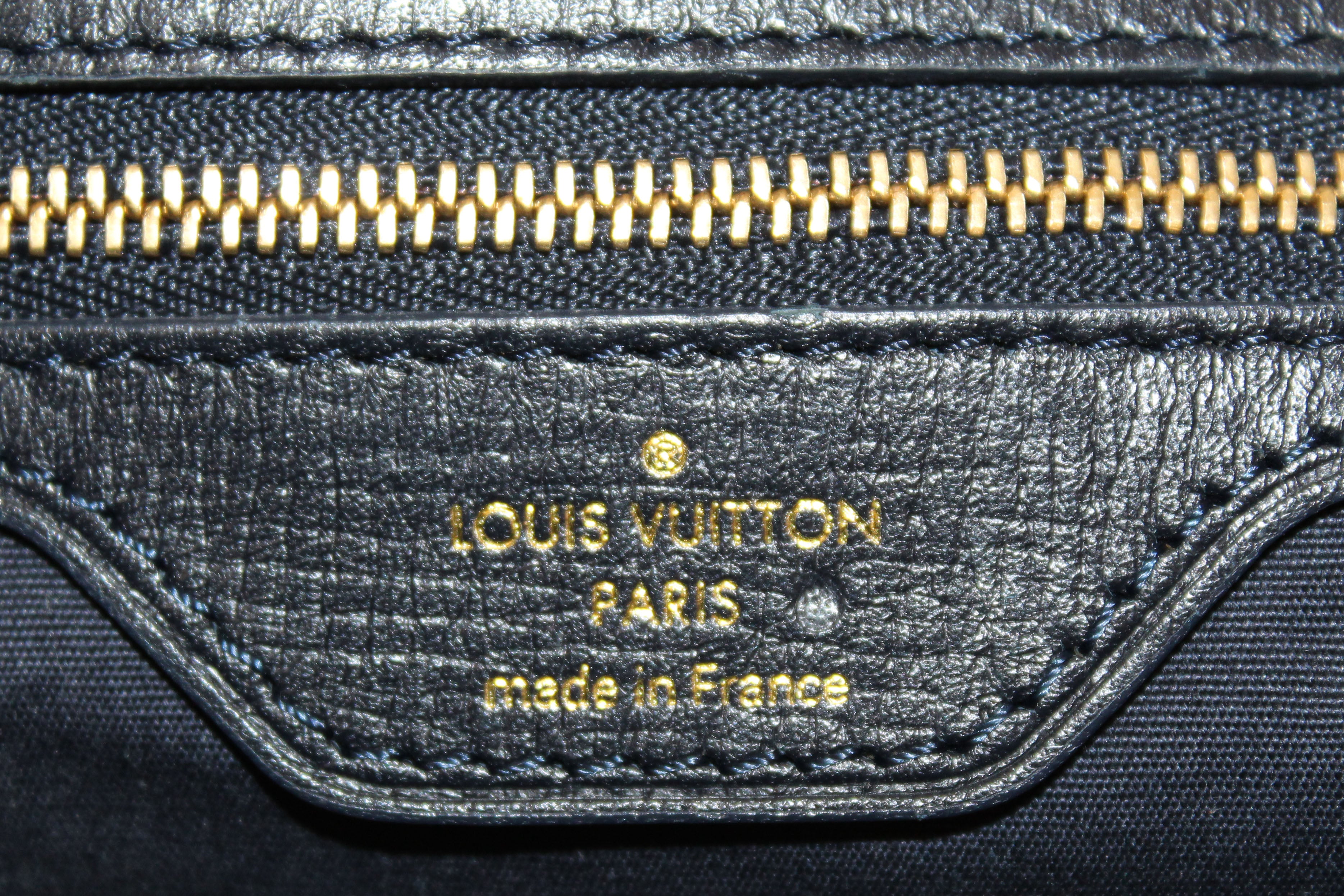 Authentic Louis Vuitton Blue Idylle Monogram Canvas Fantaisie Shoulder Bag