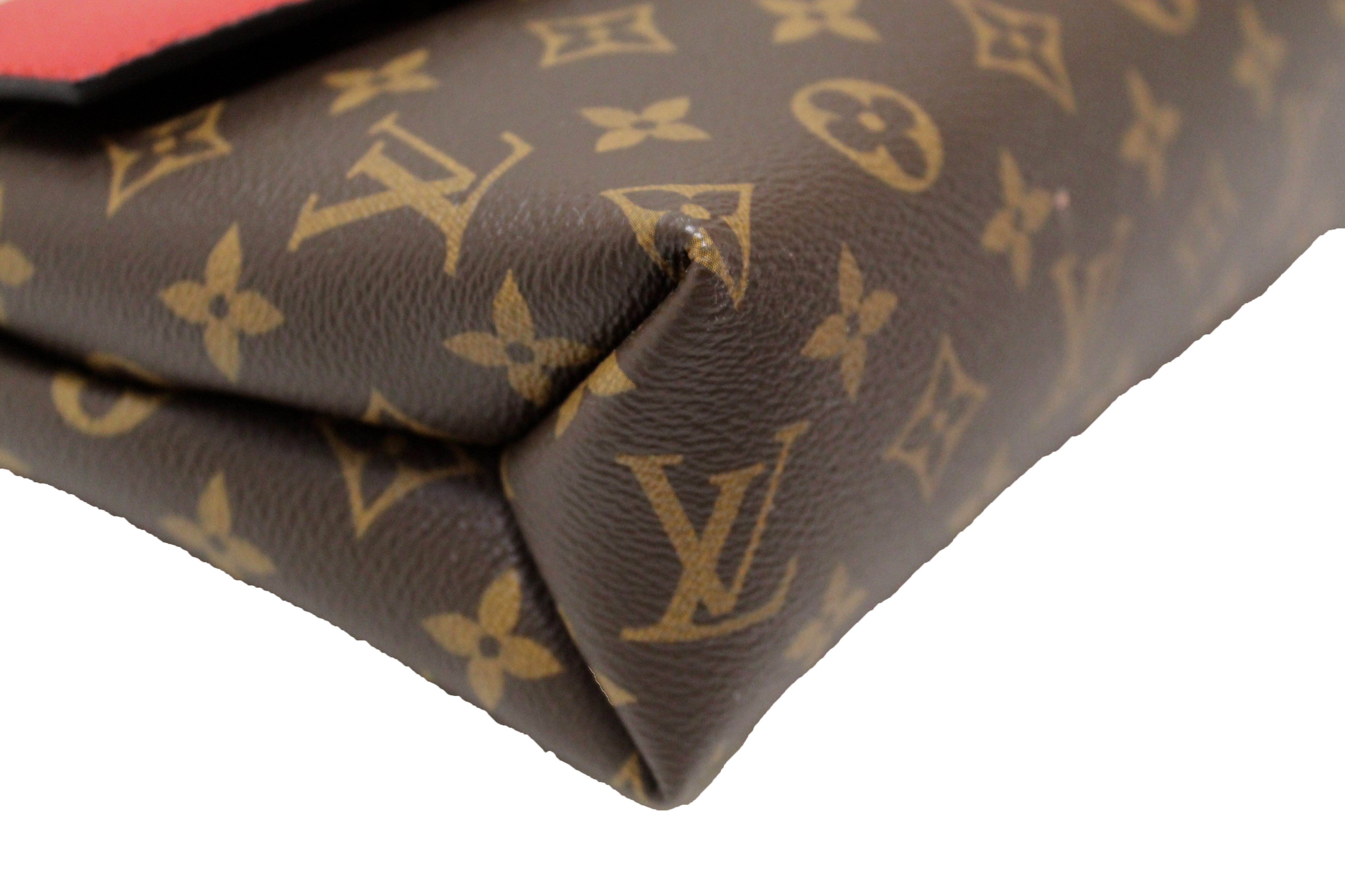 Authentic Louis Vuitton Classic Monogram Saint-Placide Clutch Shoulder Bag