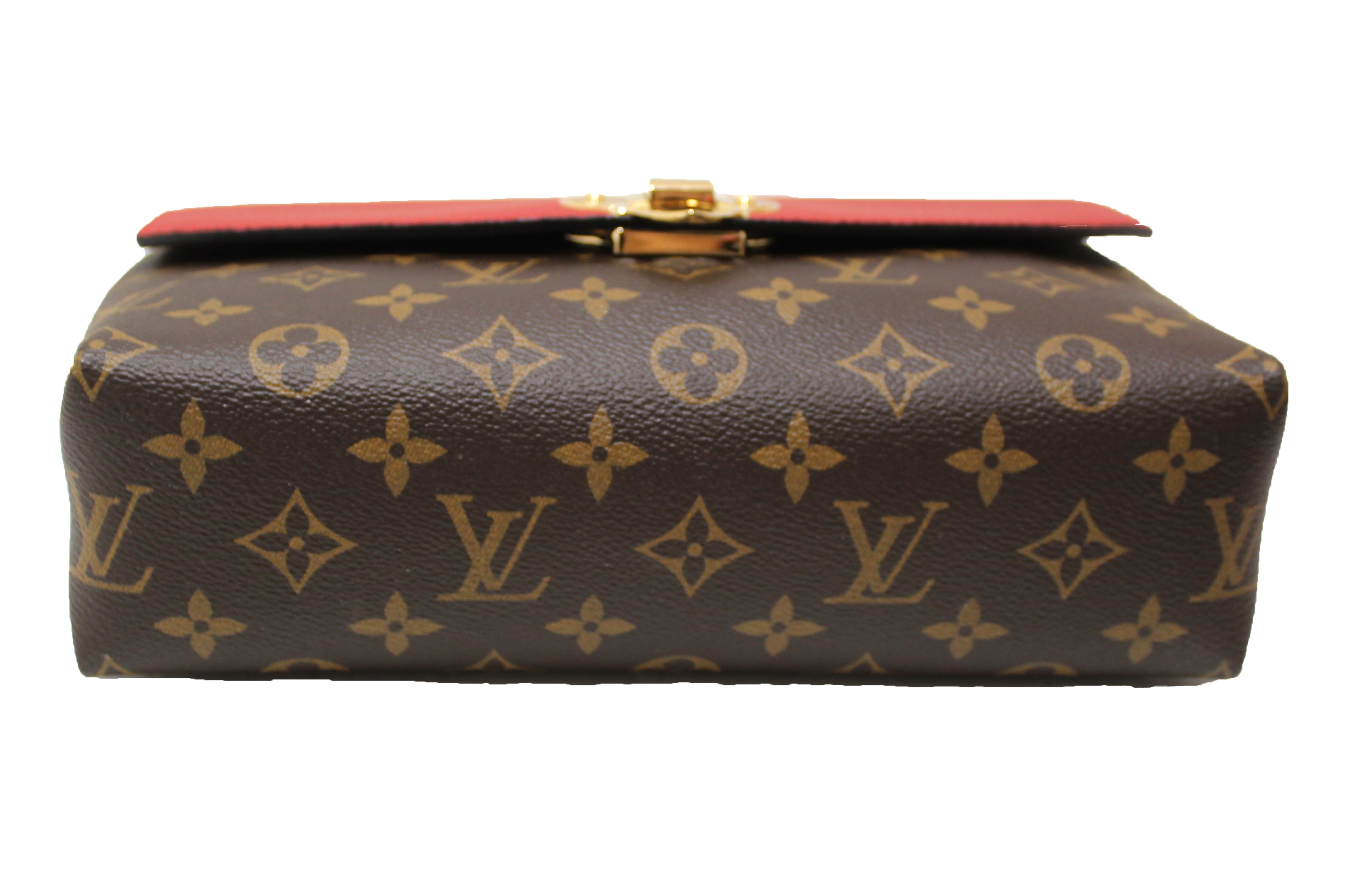 Authentic Louis Vuitton Classic Monogram Saint-Placide Clutch Shoulder Bag