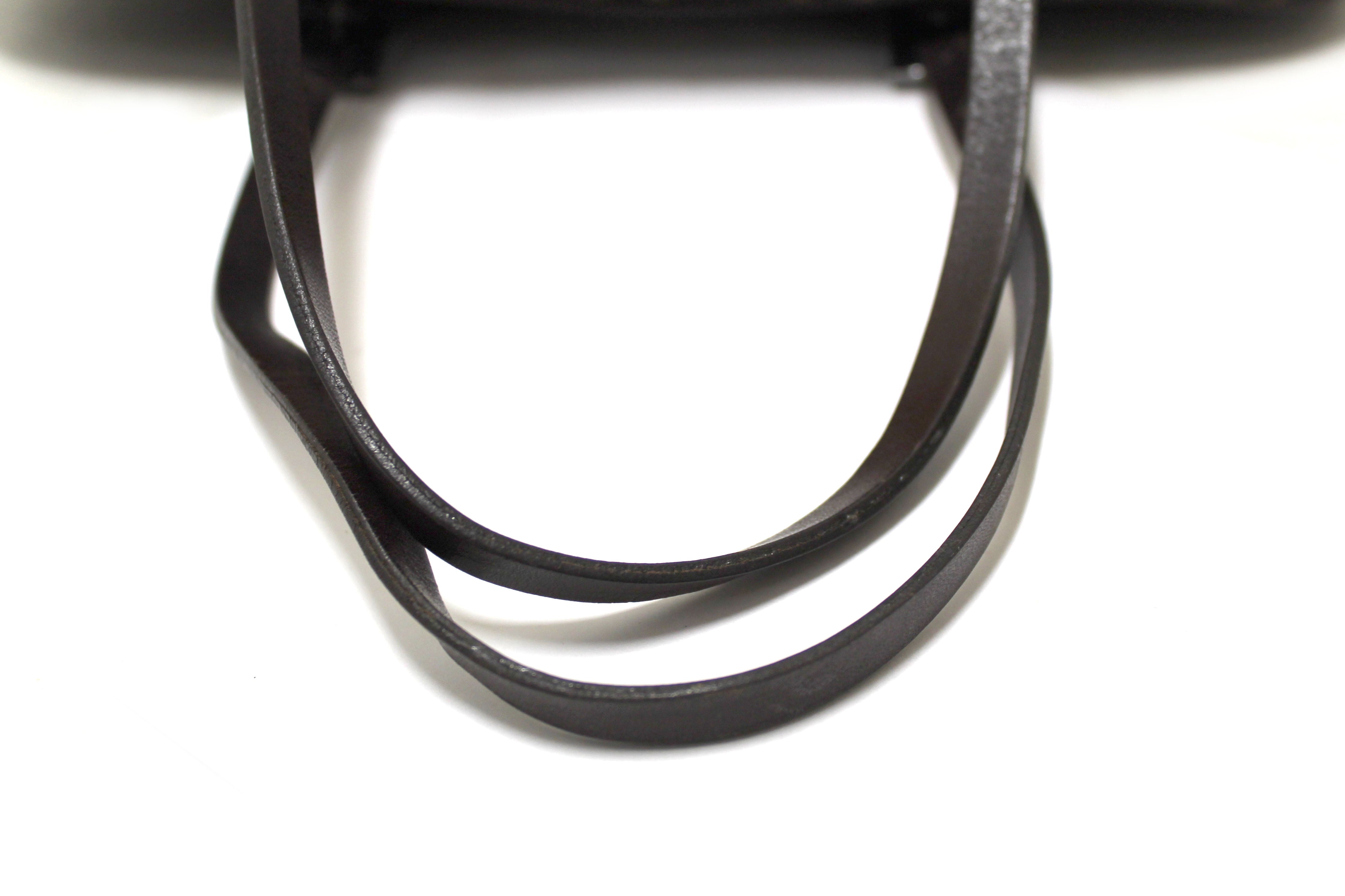 Authentic Fendi Brown Bauletto Zucca Tobacco Print Canvas bag