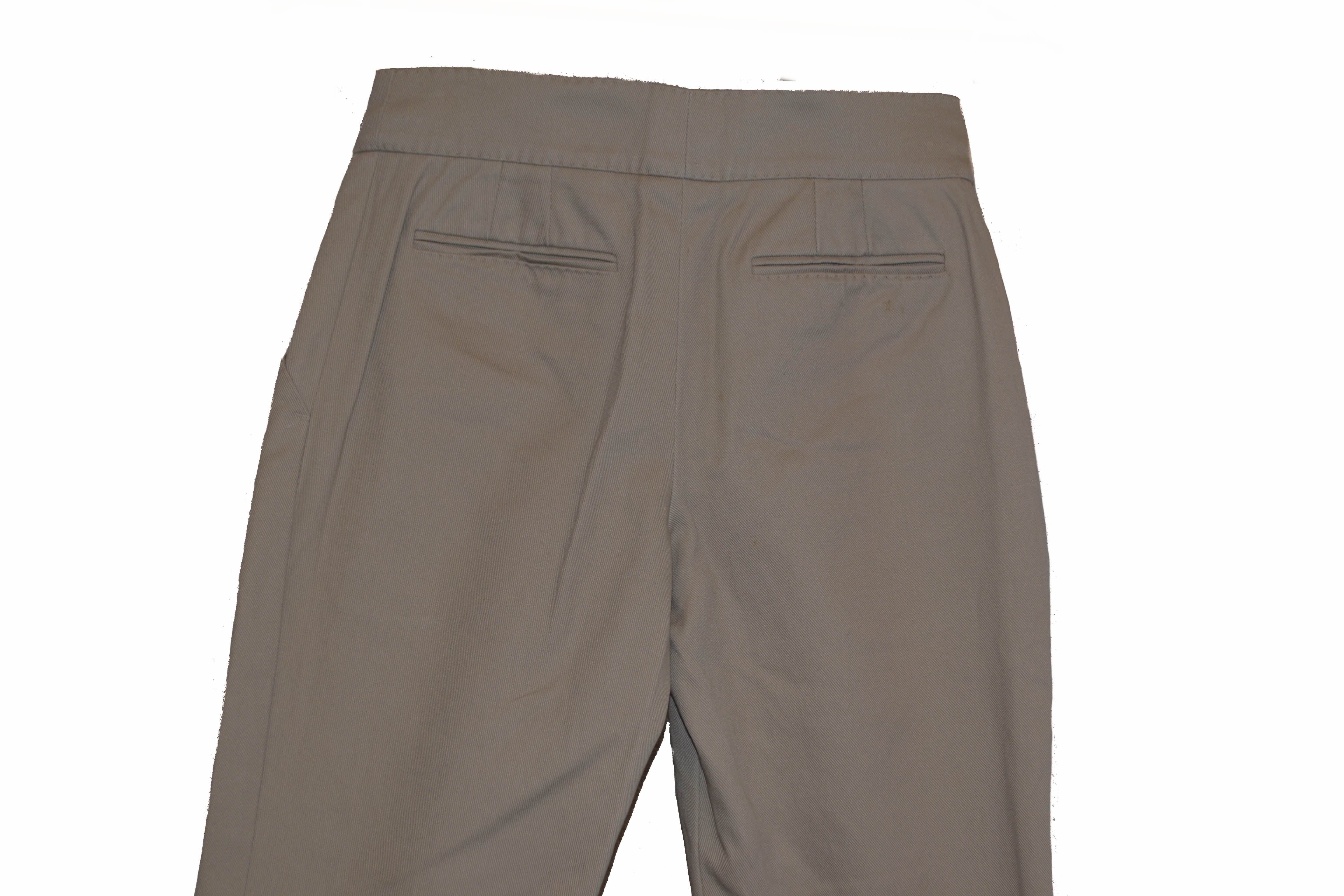 Authentic Louis Vuitton Beige Cotton Womens Pants Size 34