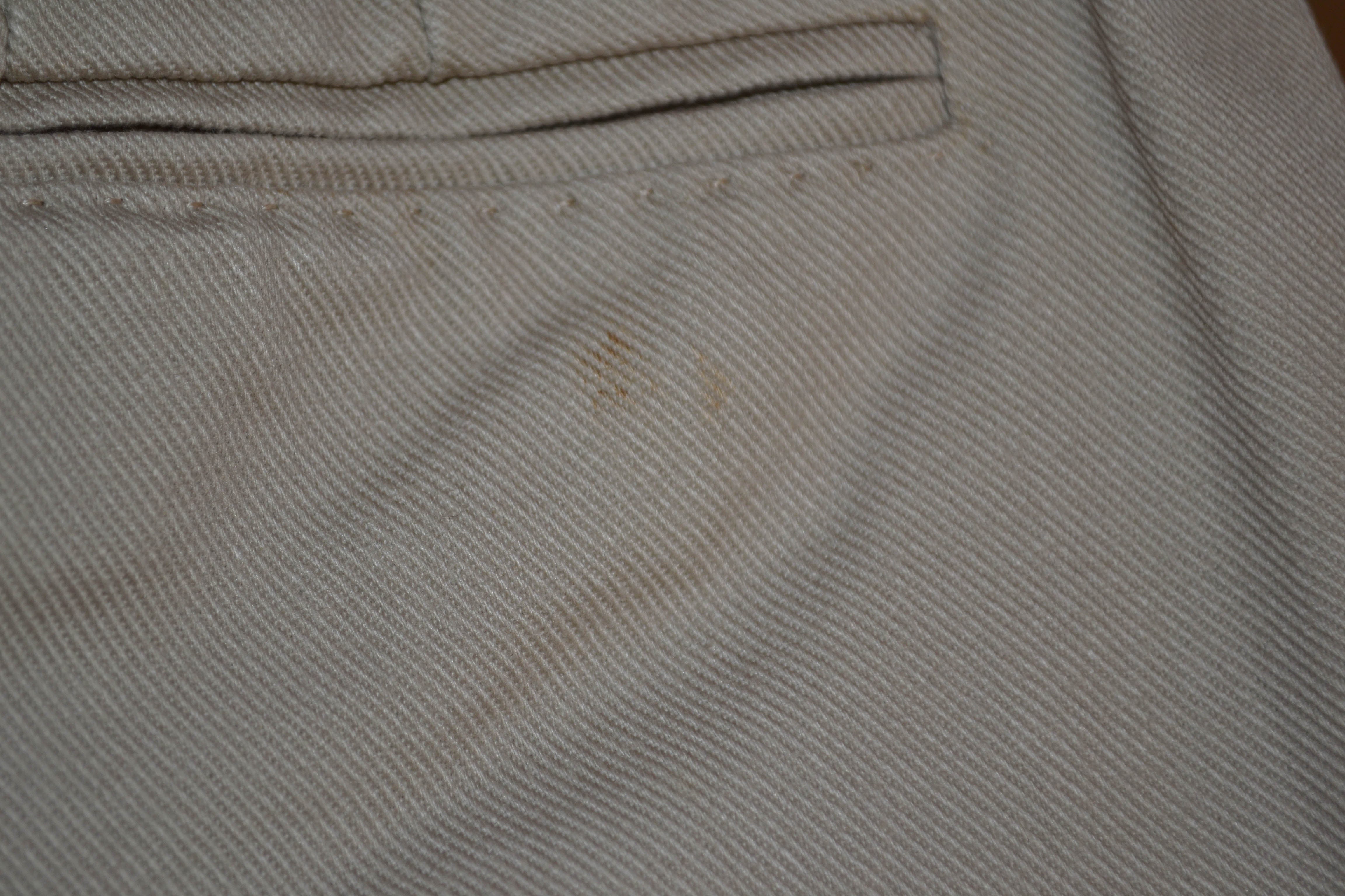 Authentic Louis Vuitton Beige Cotton Womens Pants Size 34