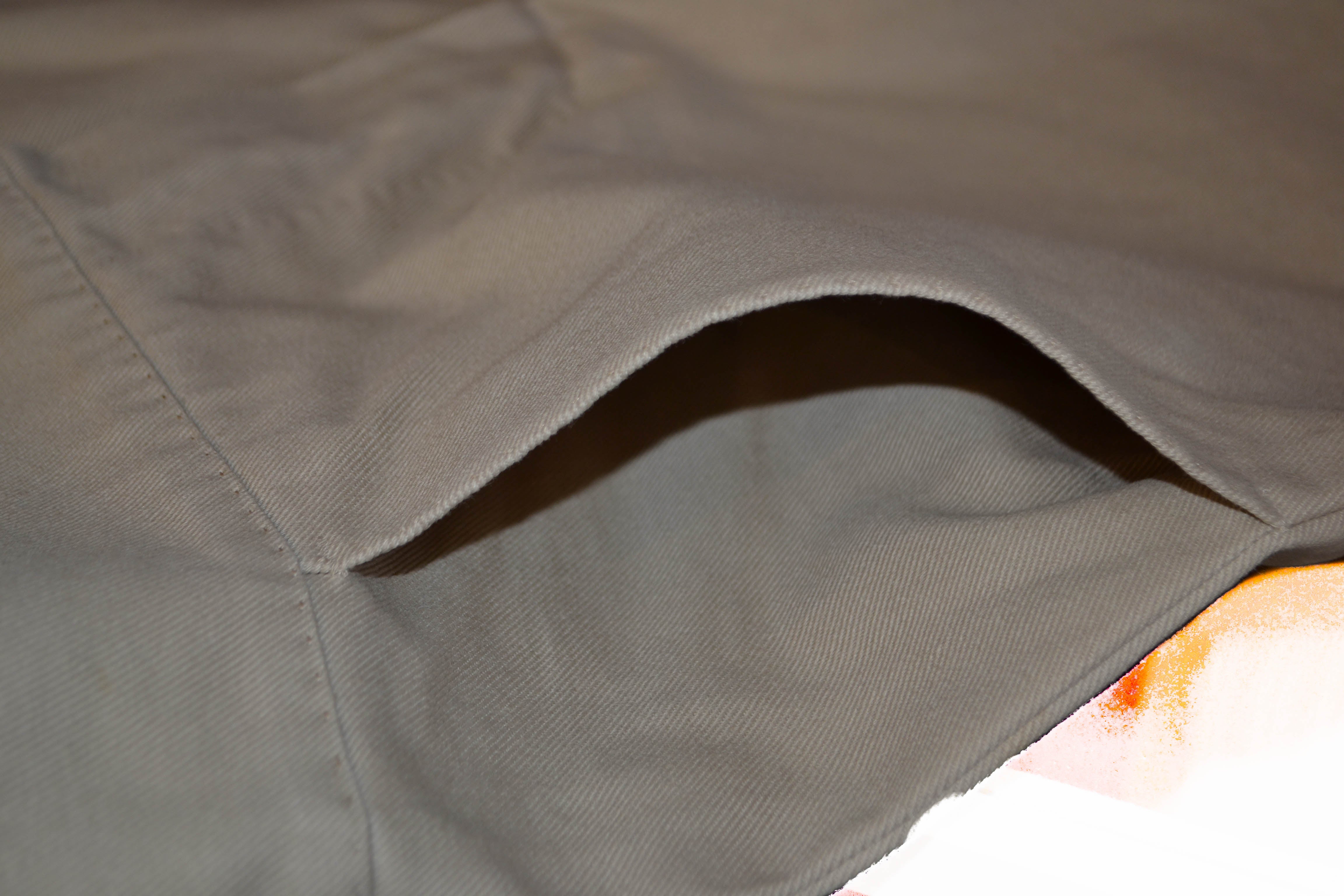 Authentic Louis Vuitton Beige Cotton Womens Pants Size 34
