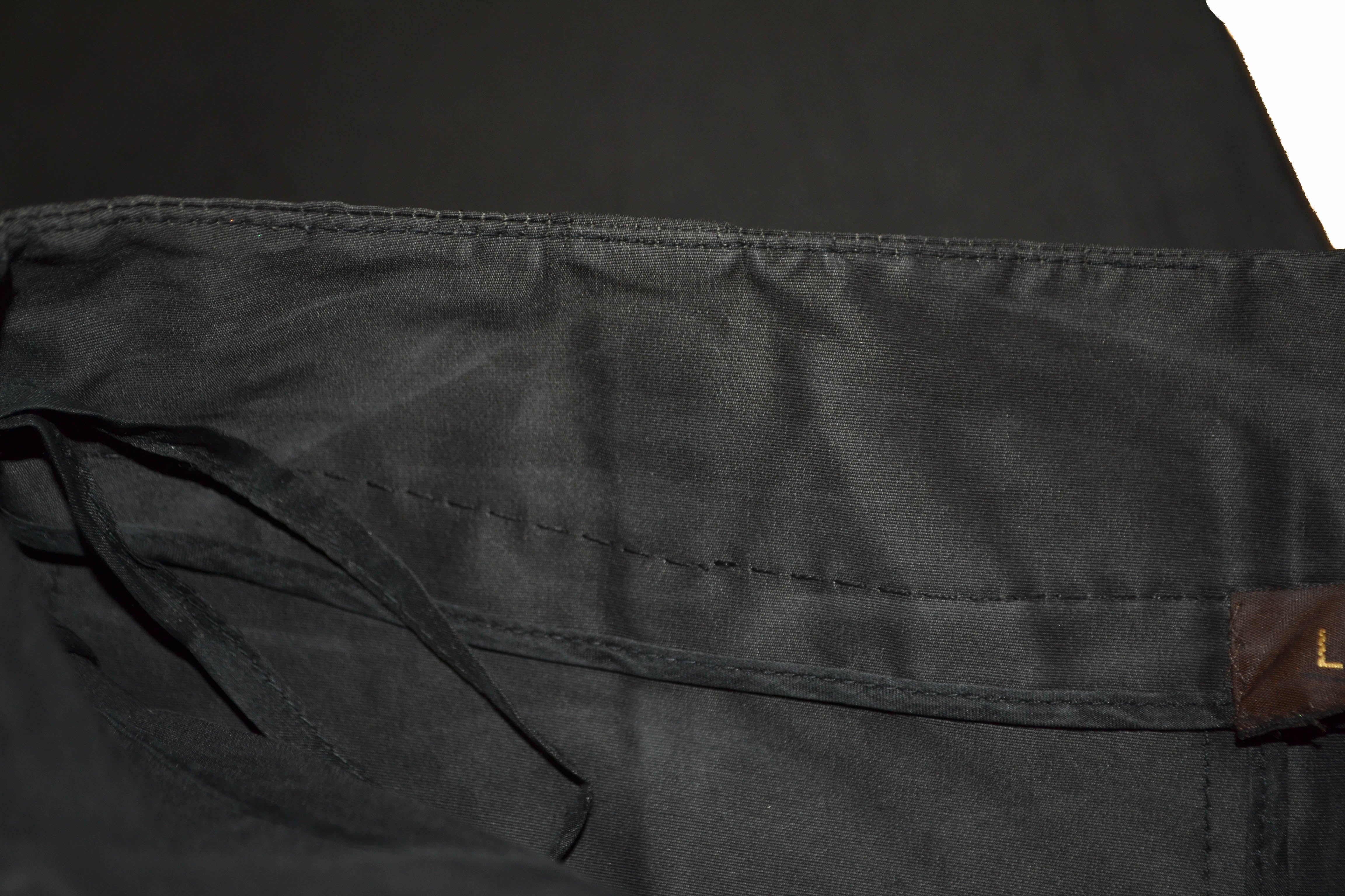 Authentic Louis Vuitton Black Pants Women's Size 38
