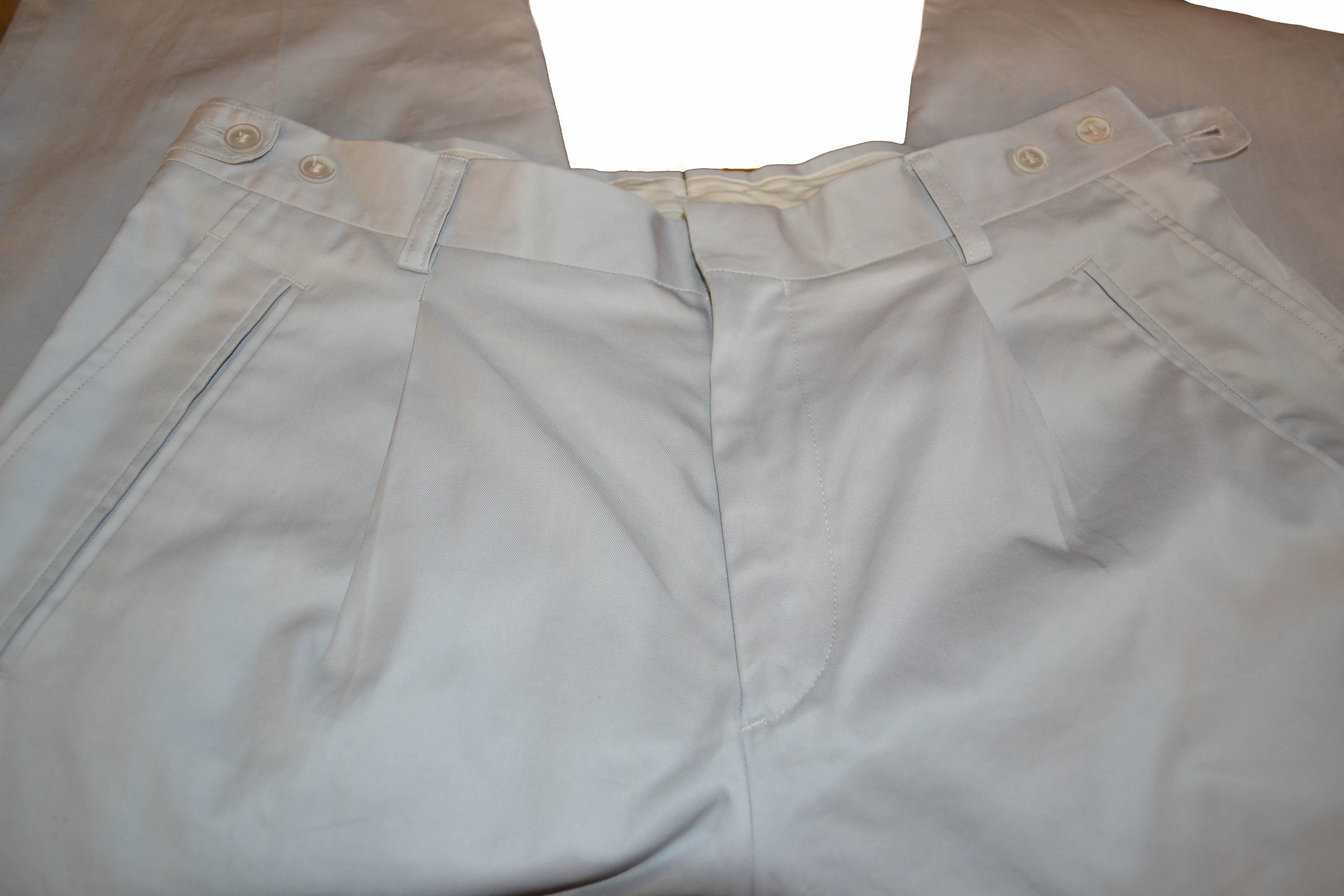 Authentic Louis Vuitton Grey Men's Pants Size 50