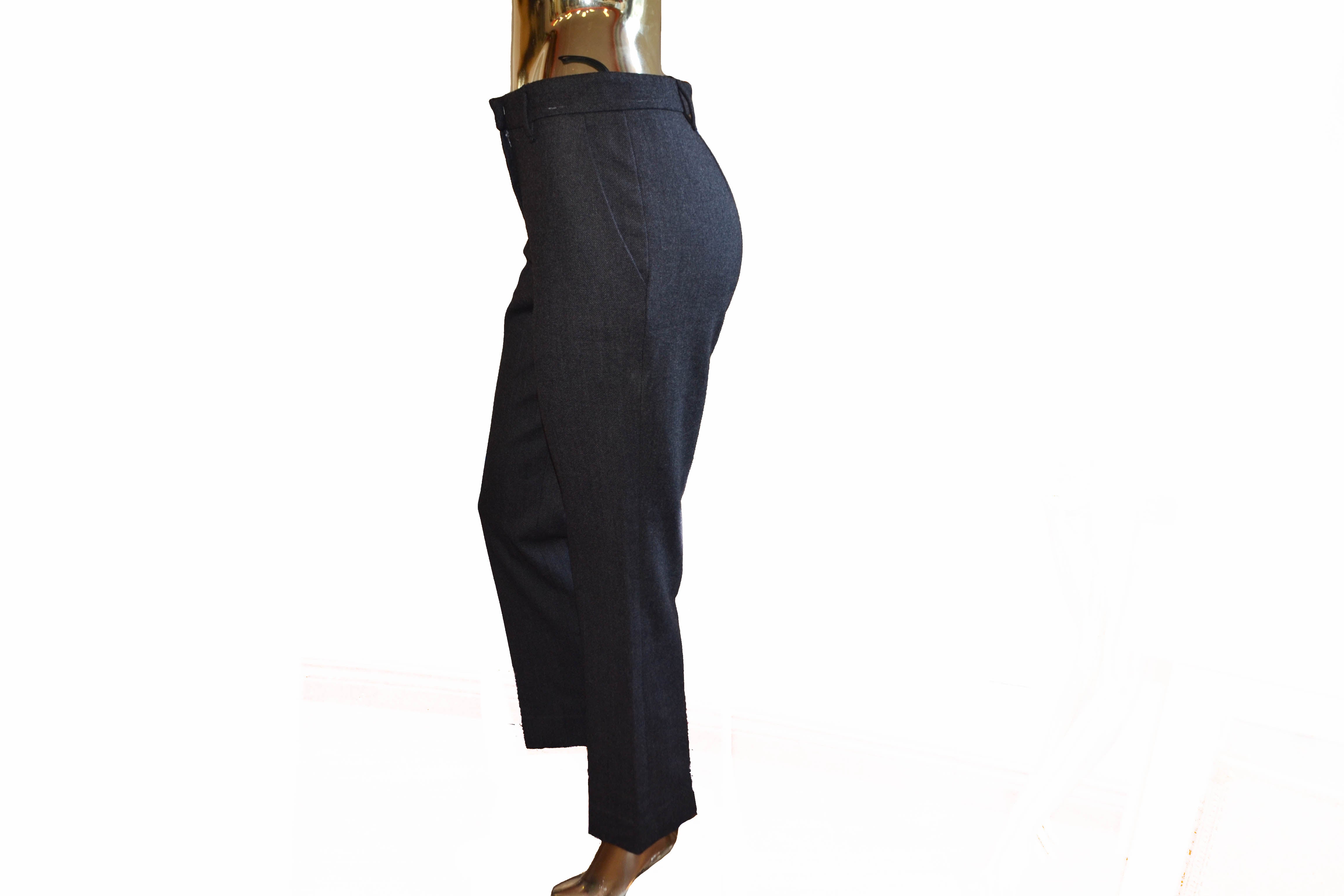 Authentic Prada Grey Womens Pants Size 40