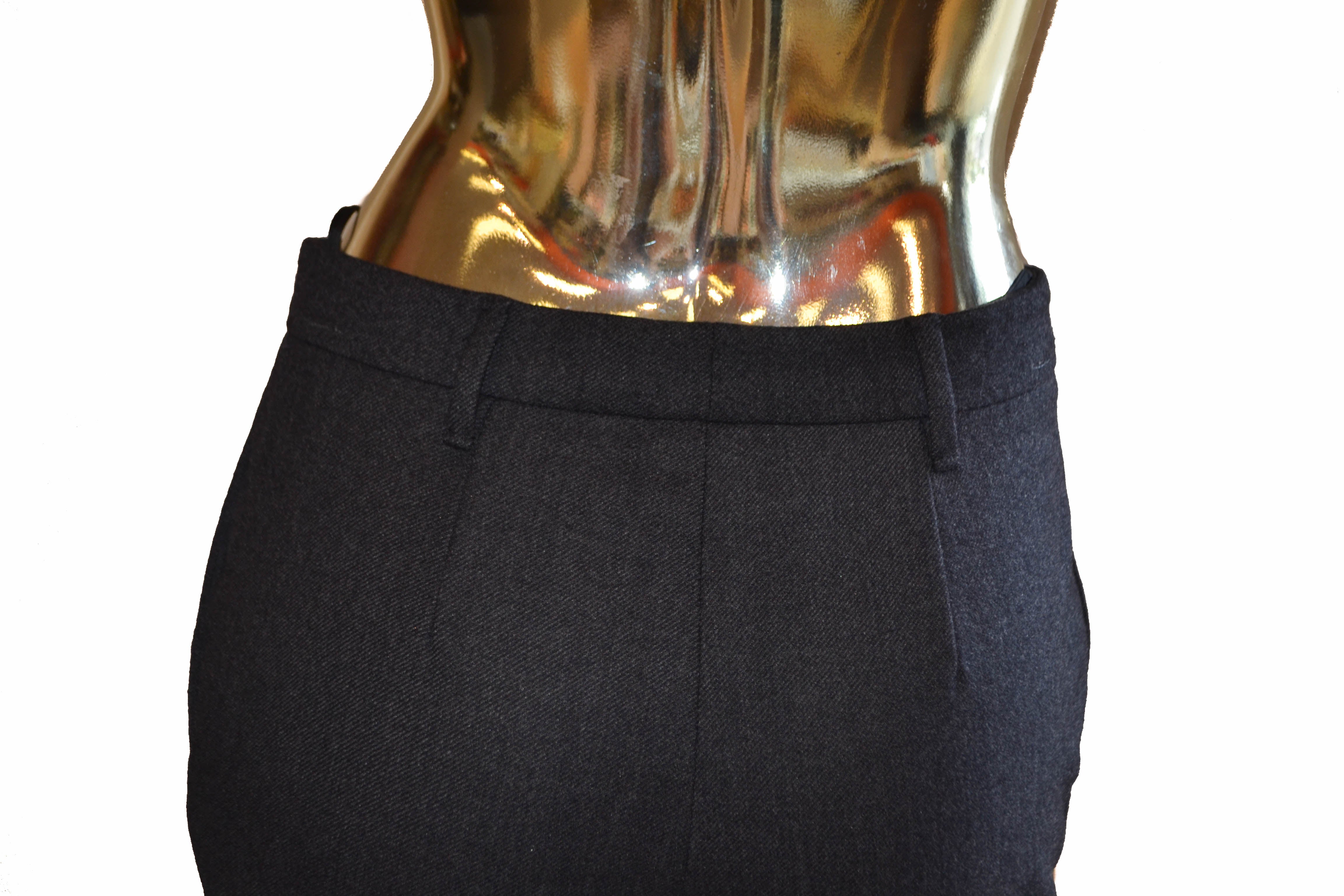 Authentic Prada Grey Womens Pants Size 40