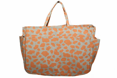 New Brown & Orange Leopard Print Small Organizer