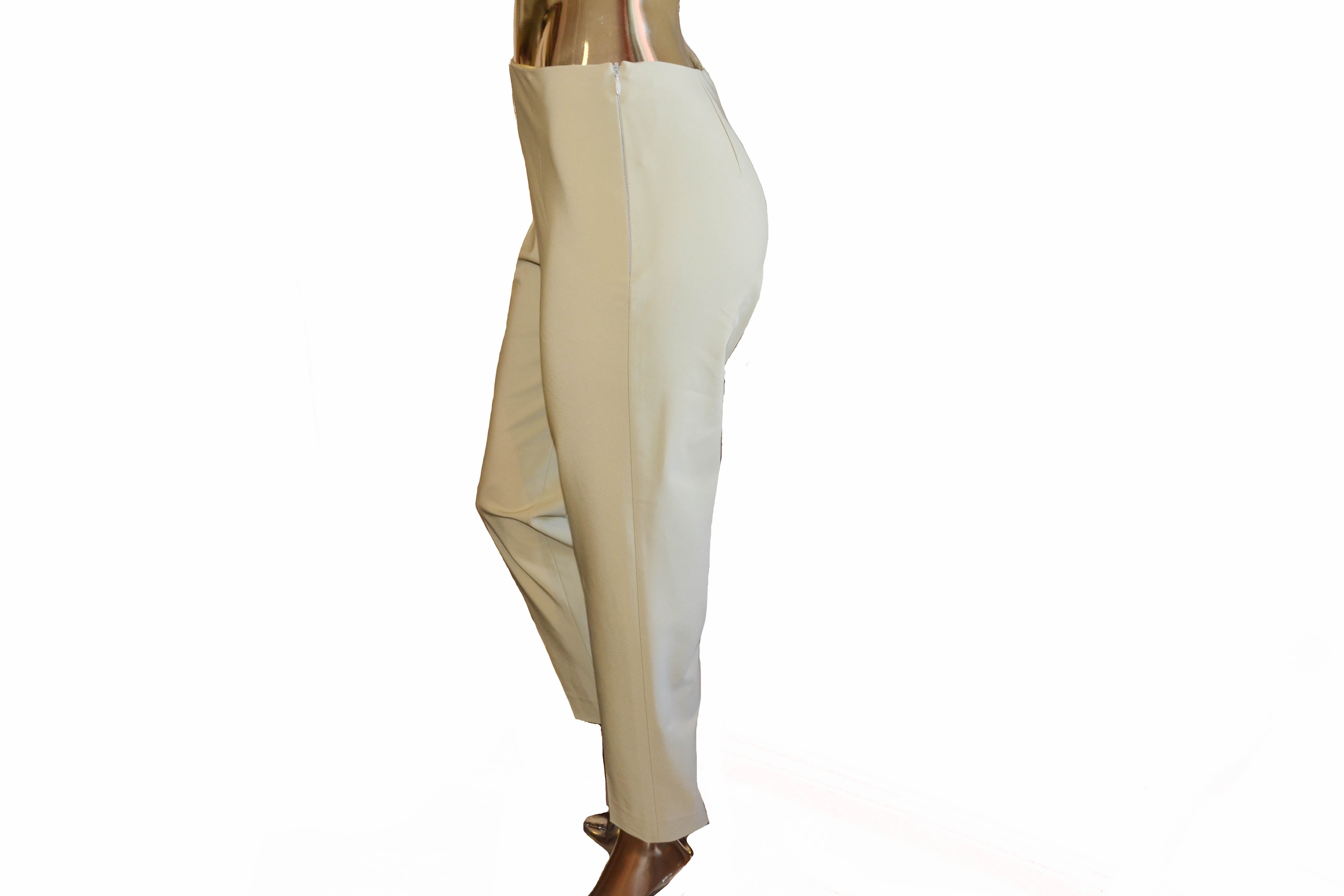 Authentic Prada Beige Womens Pants Size 42