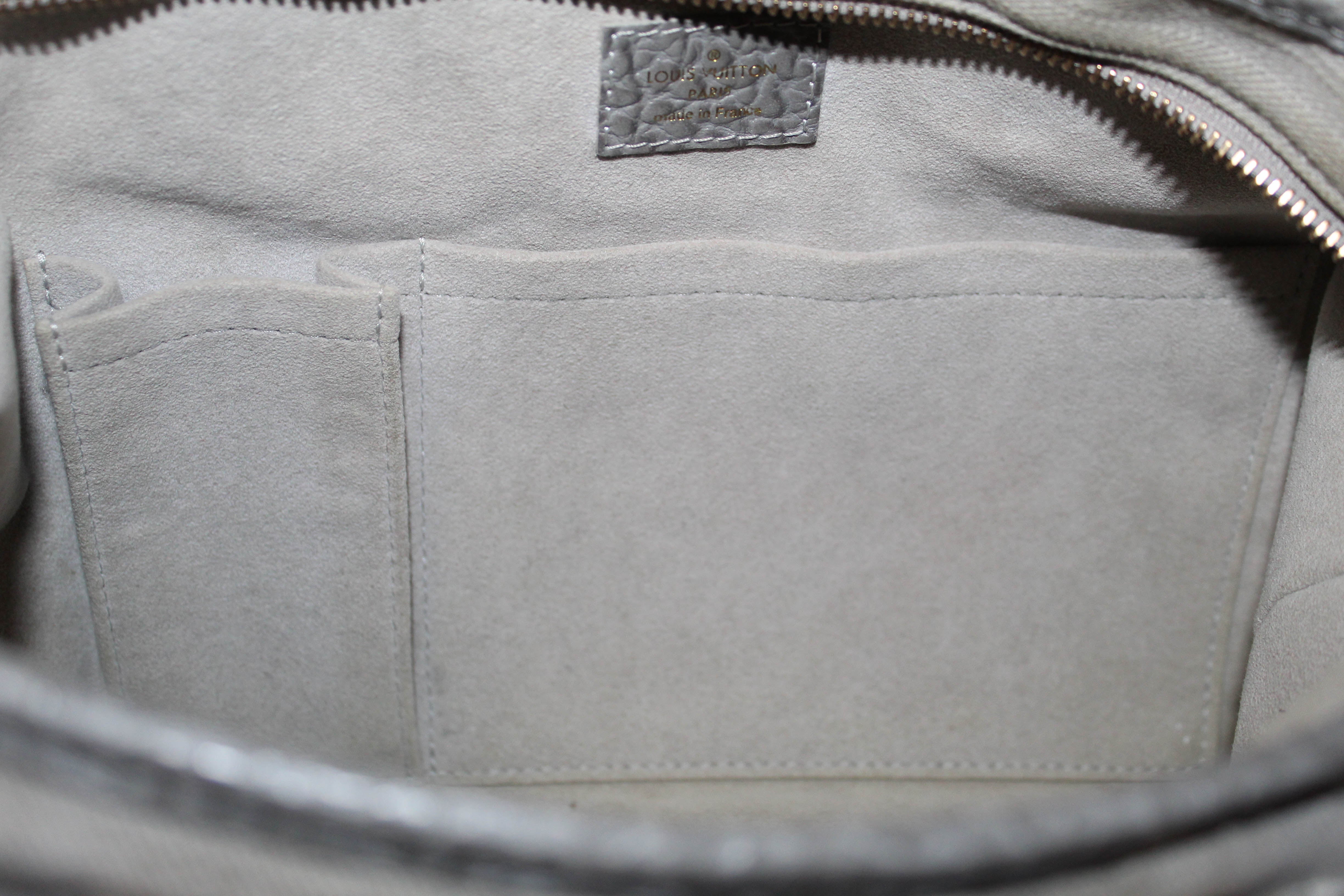 Authentic Louis Vuitton Denim Grey Cabby PM Handbag/Shoulder Bag