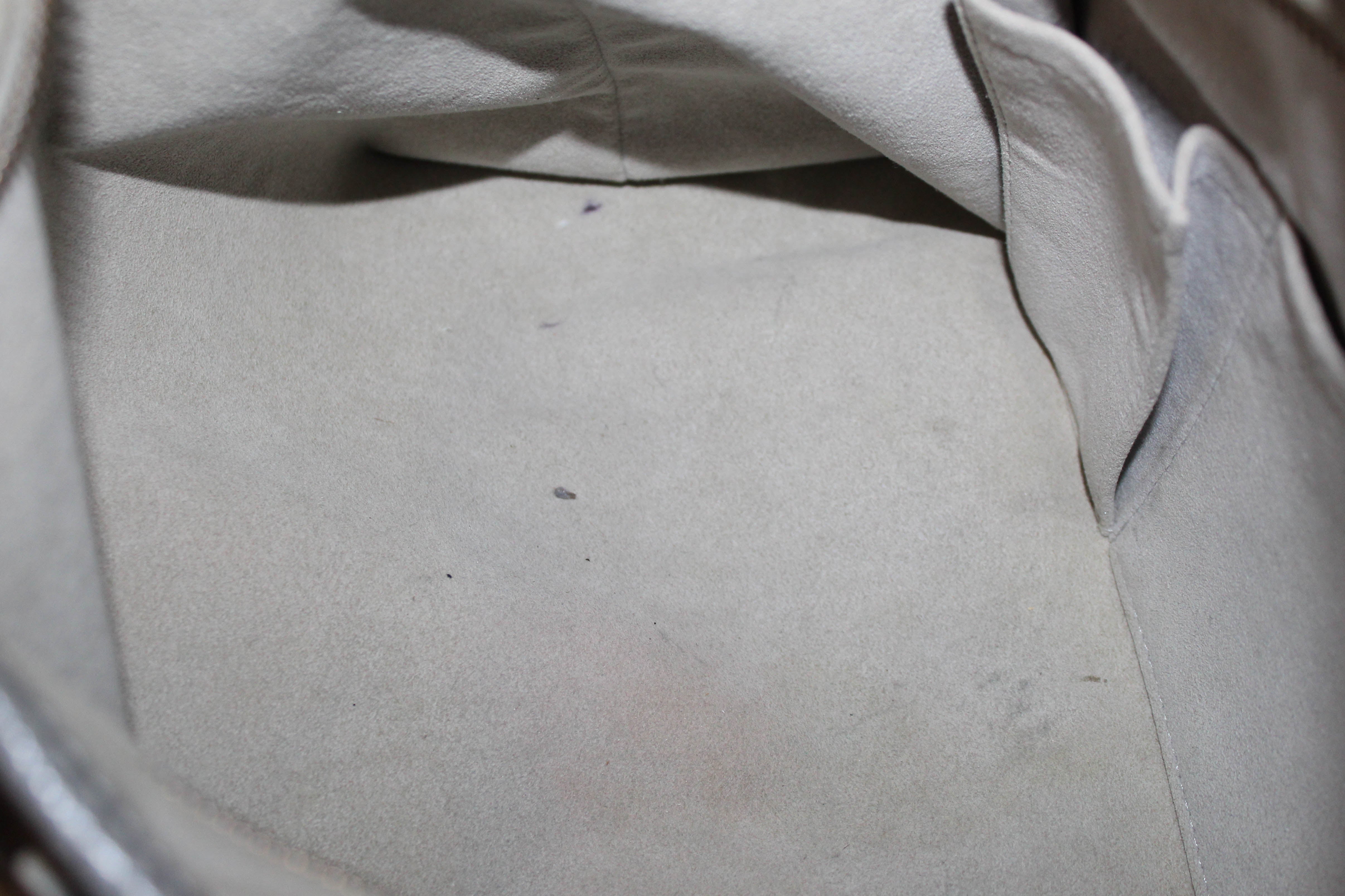 Authentic Louis Vuitton Denim Grey Cabby PM Handbag/Shoulder Bag