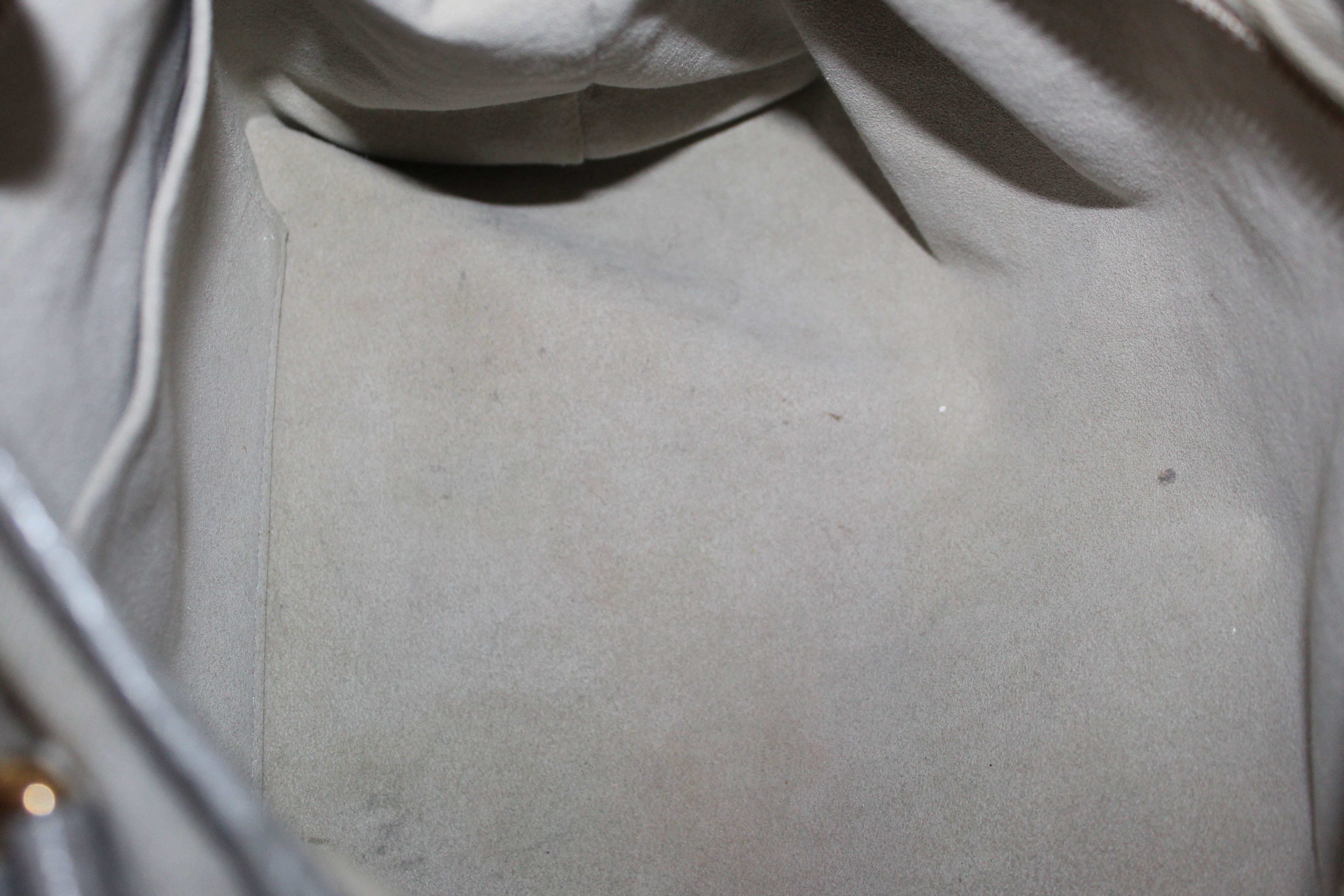 Authentic Louis Vuitton Denim Grey Cabby PM Handbag/Shoulder Bag