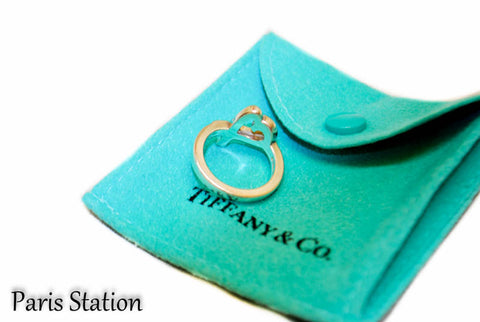 Authentic Tiffany & Co Sterling Silver Paloma Picasso Heart Ring Size 4.5