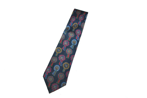 Authentic Gucci Blue Silk Ribbon Men's Tie