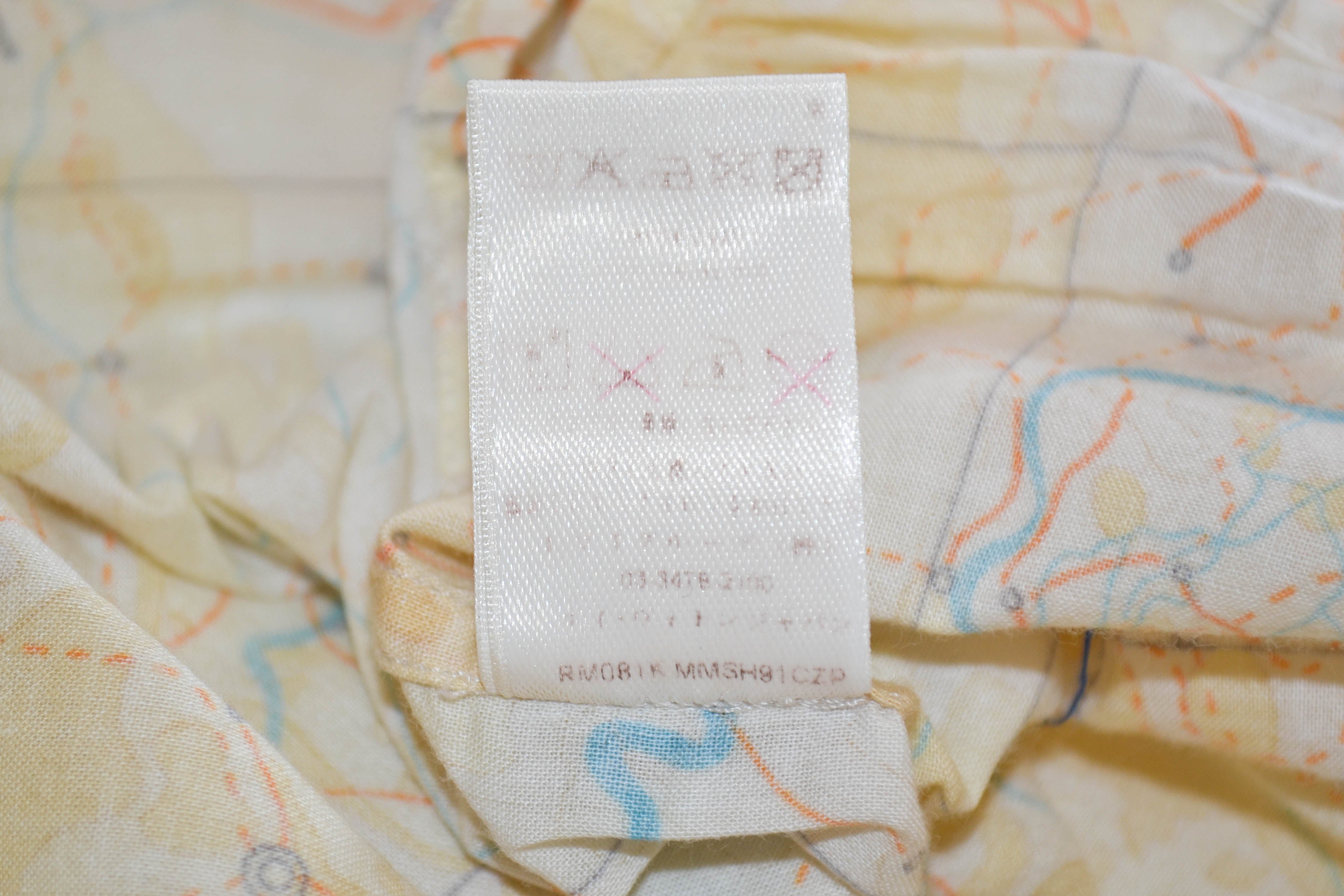 Authentic Louis Vuitton Boys Beige Button Up Shirt Size 8