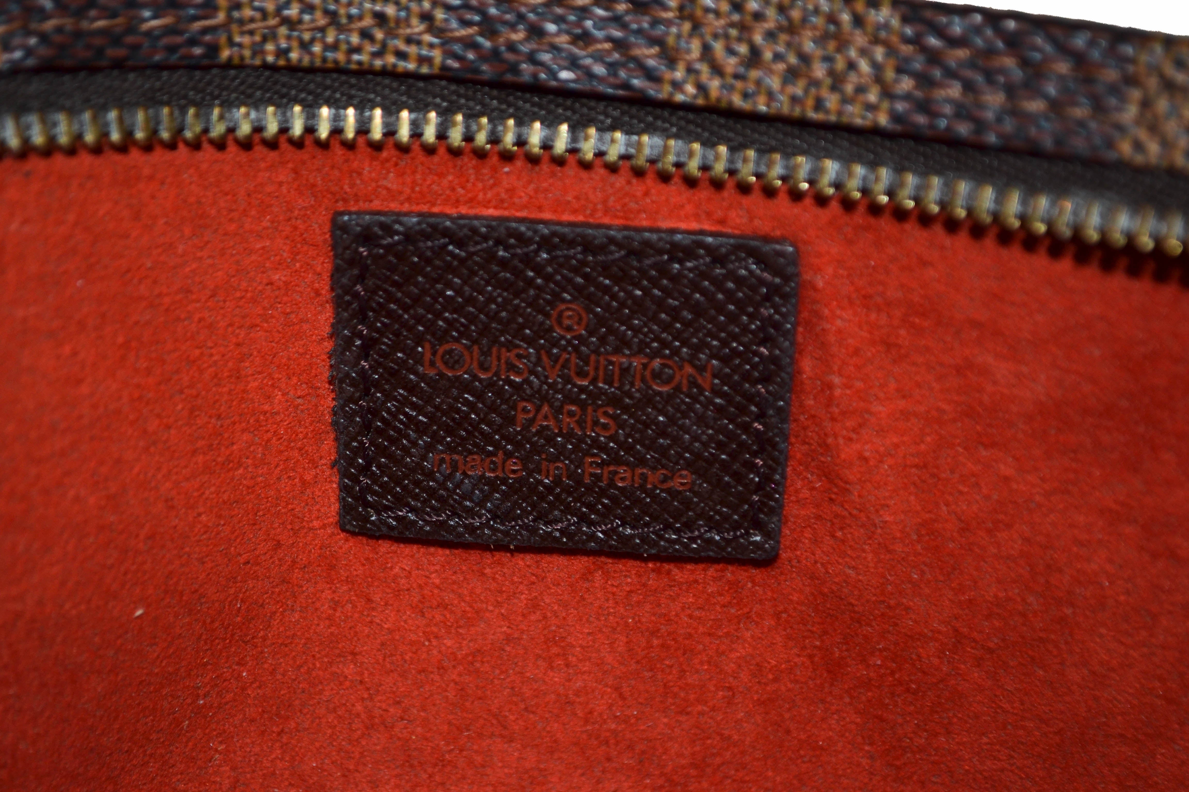 Authentic Louis Vuitton Damier Ebene Bucket PM Shoulder Bag