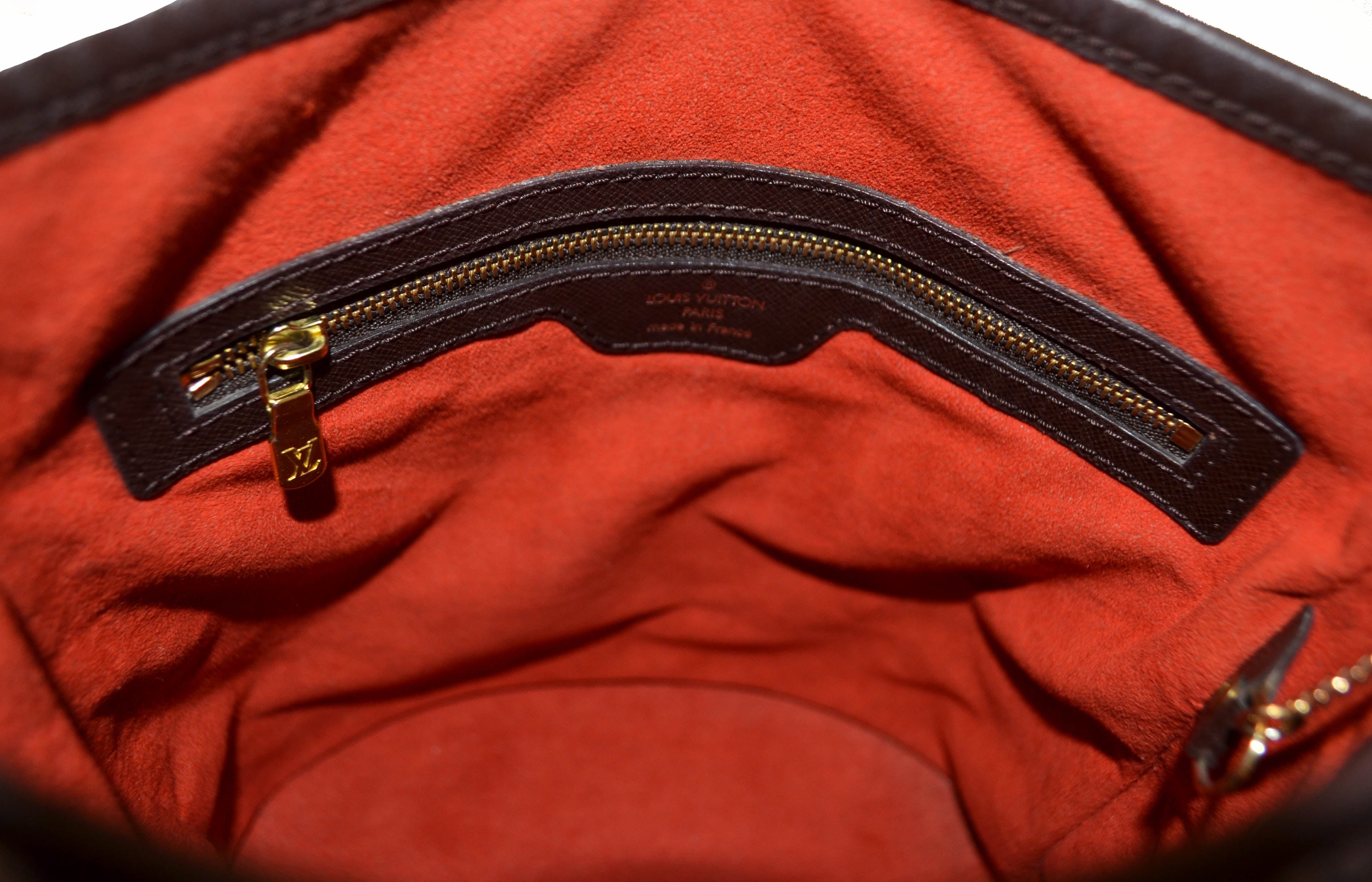 Authentic Louis Vuitton Damier Ebene Bucket PM Shoulder Bag
