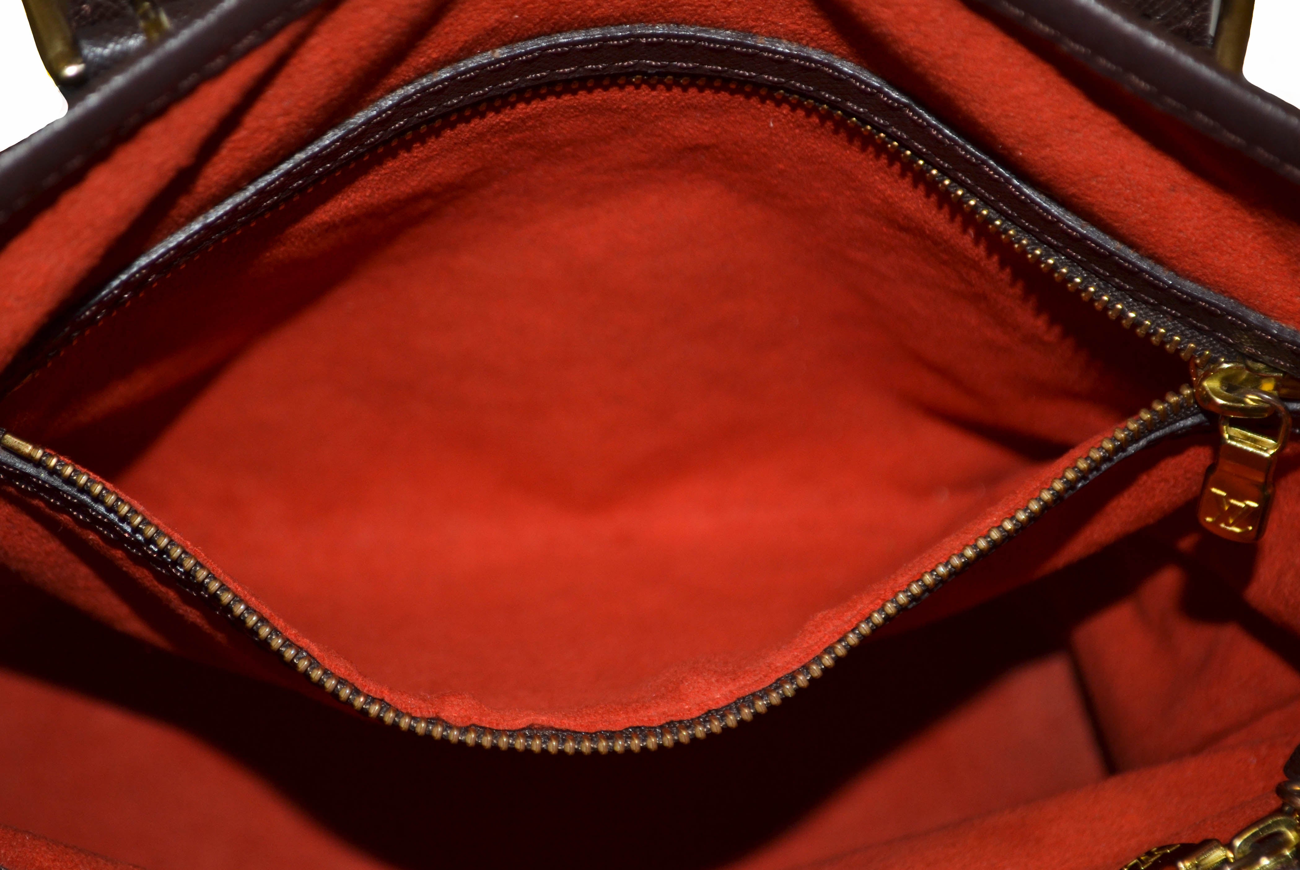 Authentic Louis Vuitton Damier Ebene Bucket PM Shoulder Bag
