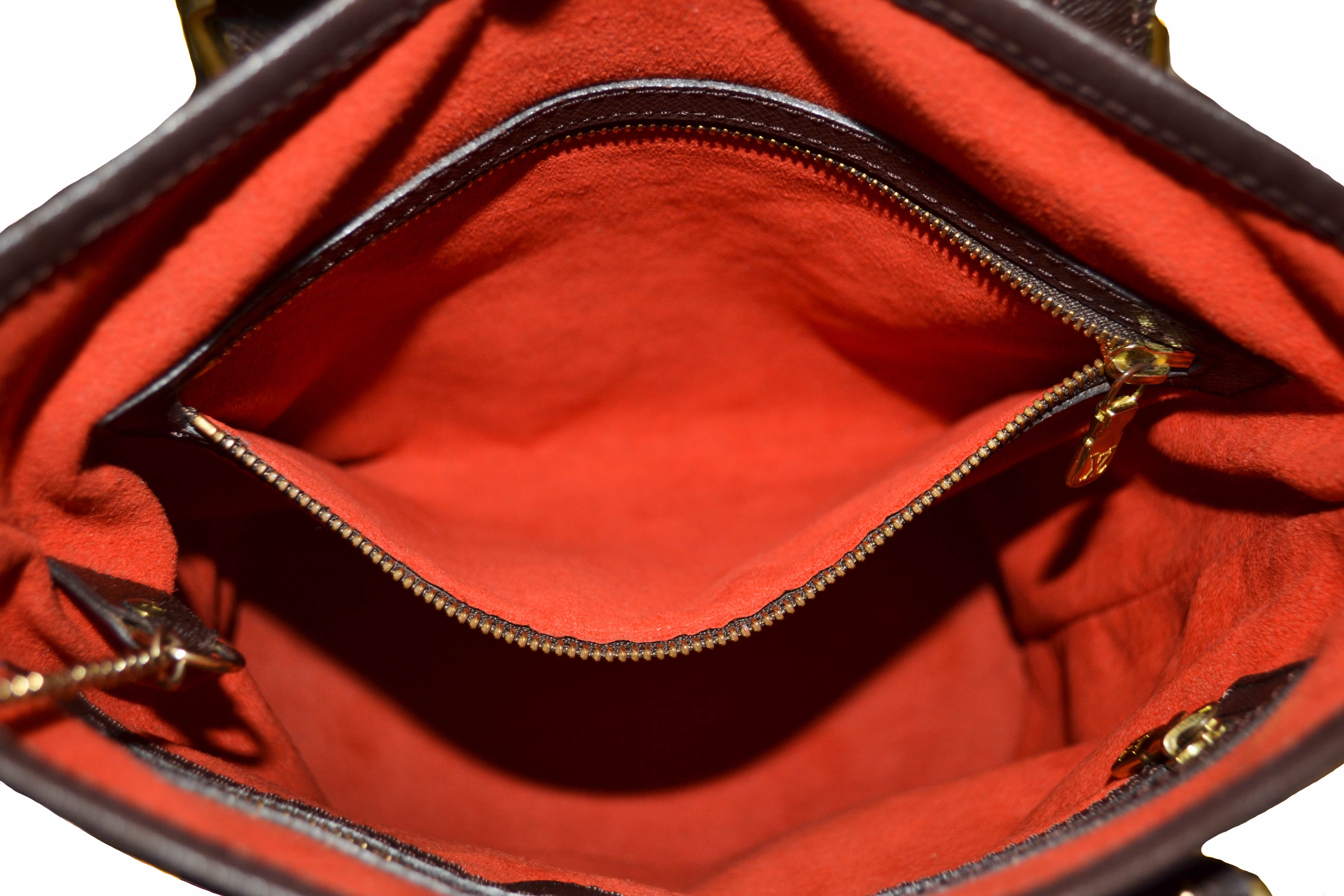 Authentic Louis Vuitton Damier Ebene Bucket PM Shoulder Bag