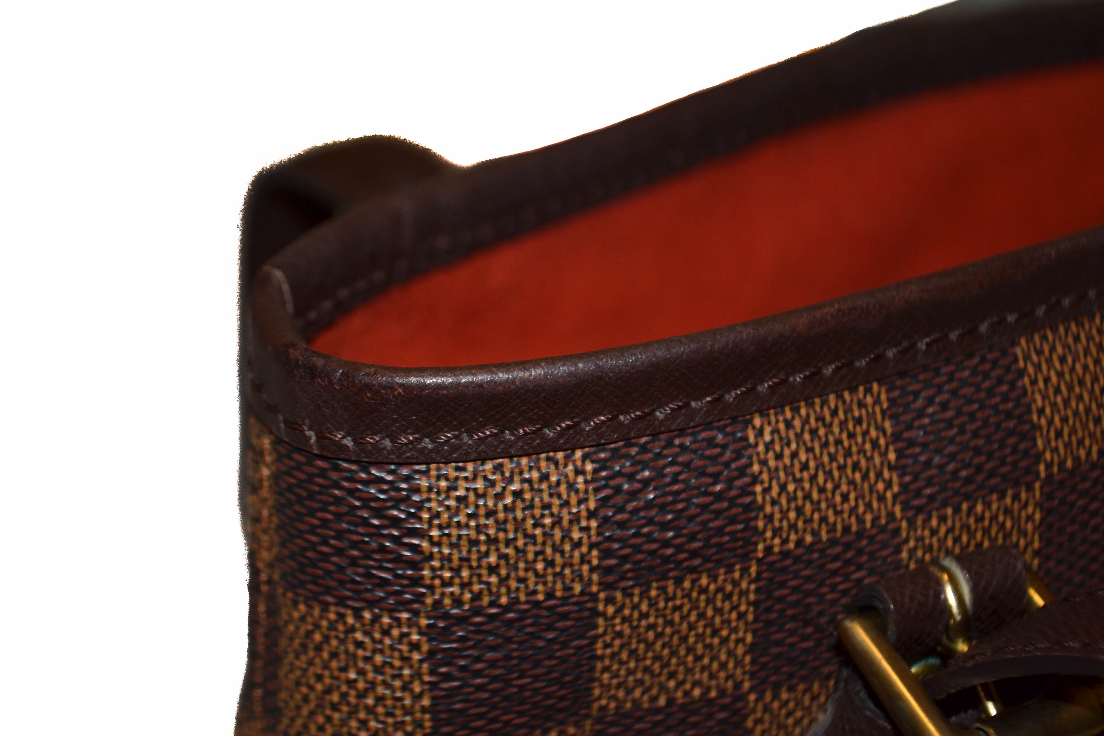 Authentic Louis Vuitton Damier Ebene Bucket PM Shoulder Bag