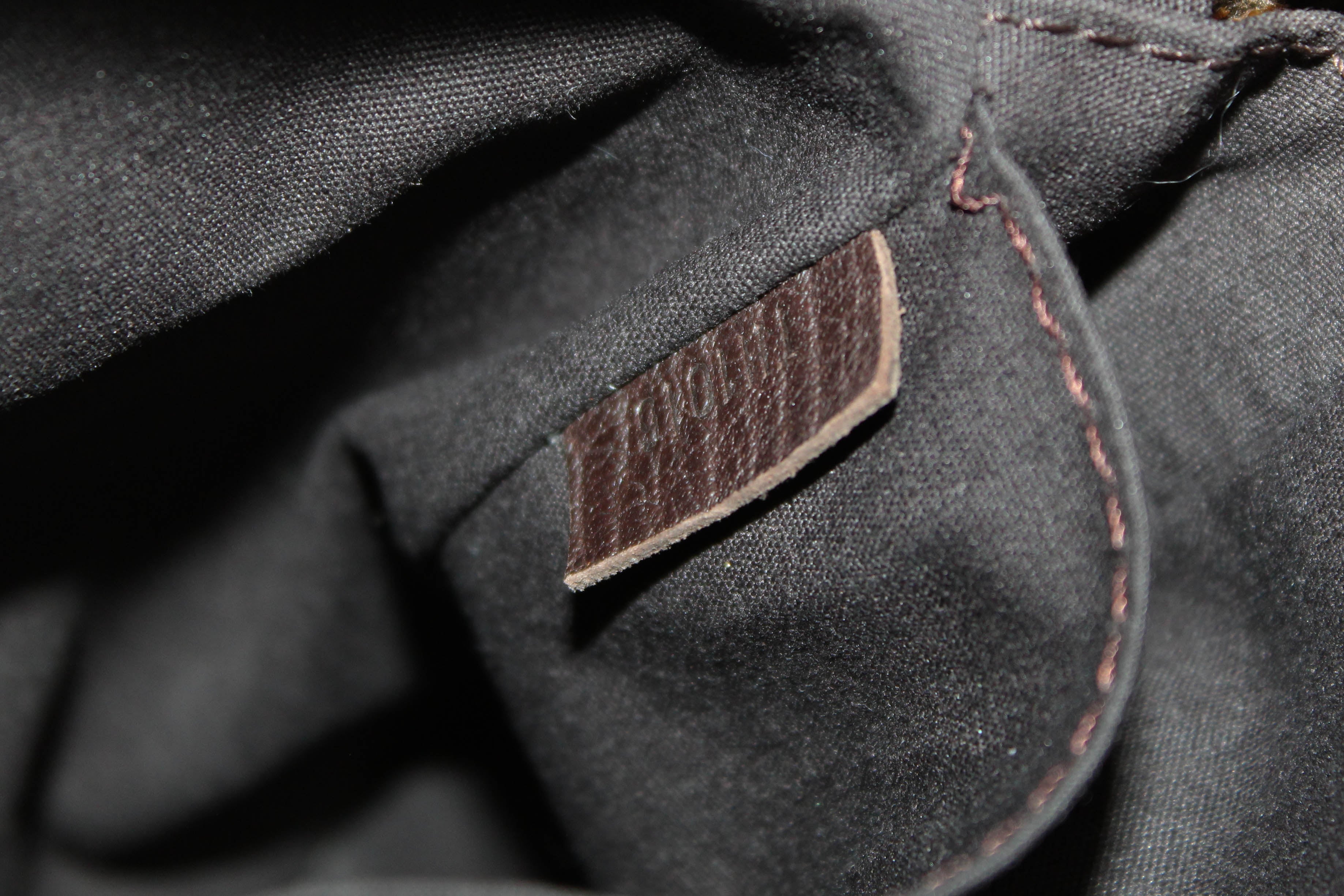 Authentic Louis Vuitton Monogram Mini Lin Brown Danube Small Messenger Bag