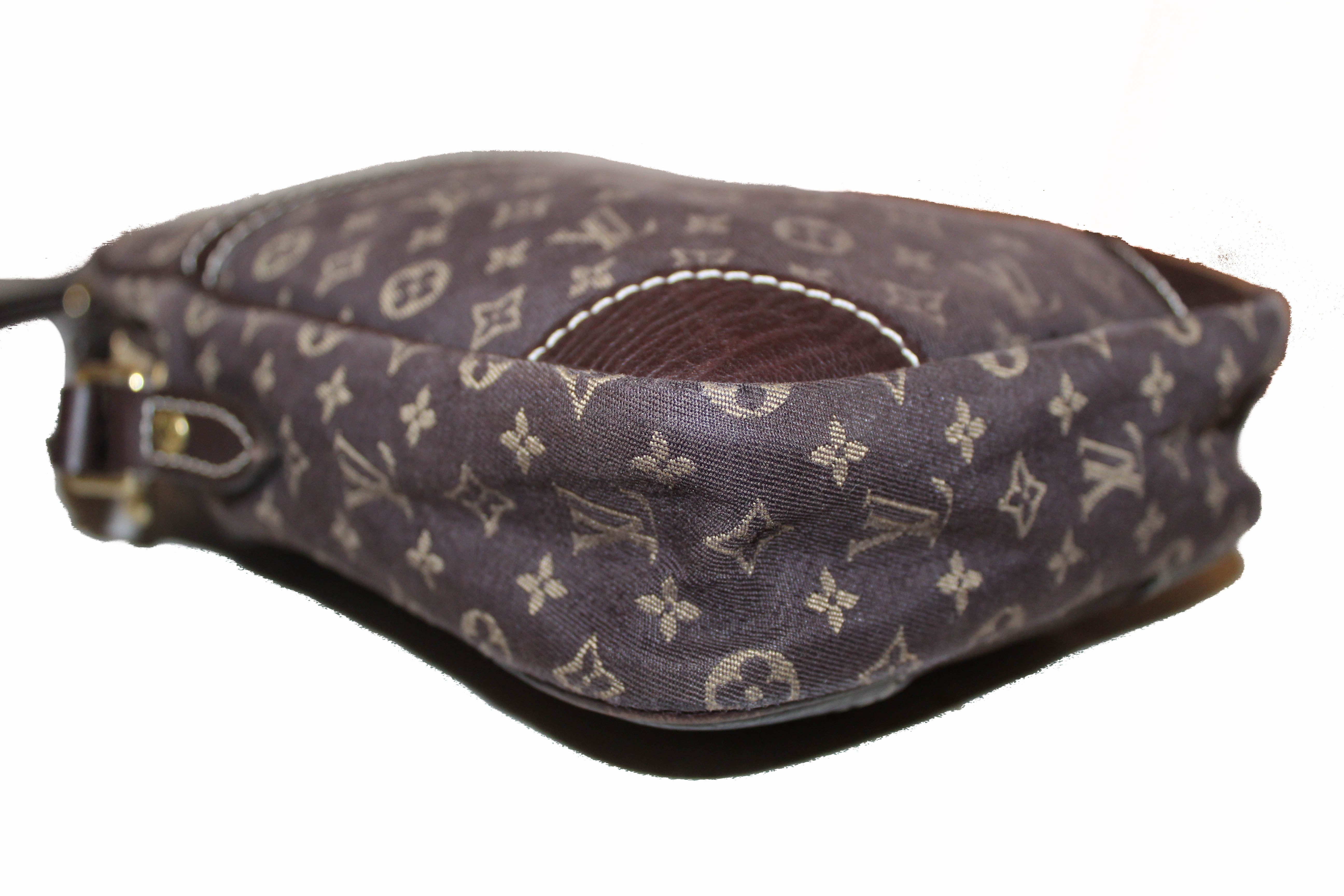 Authentic Louis Vuitton Monogram Mini Lin Brown Danube Small Messenger Bag