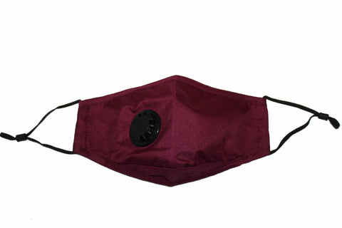 Non Medical Burgundy Lightweight & Comfortable Wear Face Mask/Covering