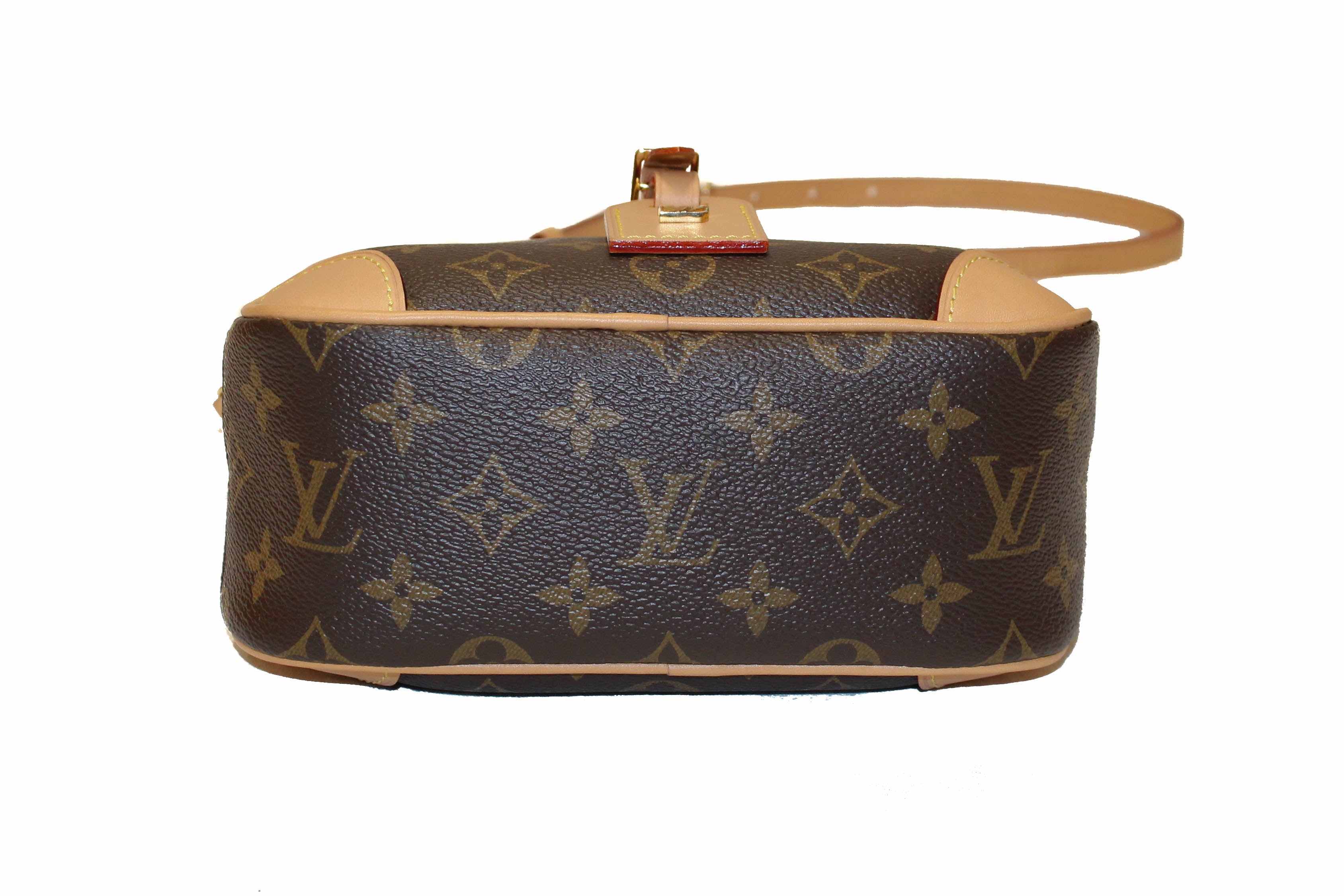 Authentic Louis Vuitton Monogram Deauville Mini Messenger Crossbody Bag