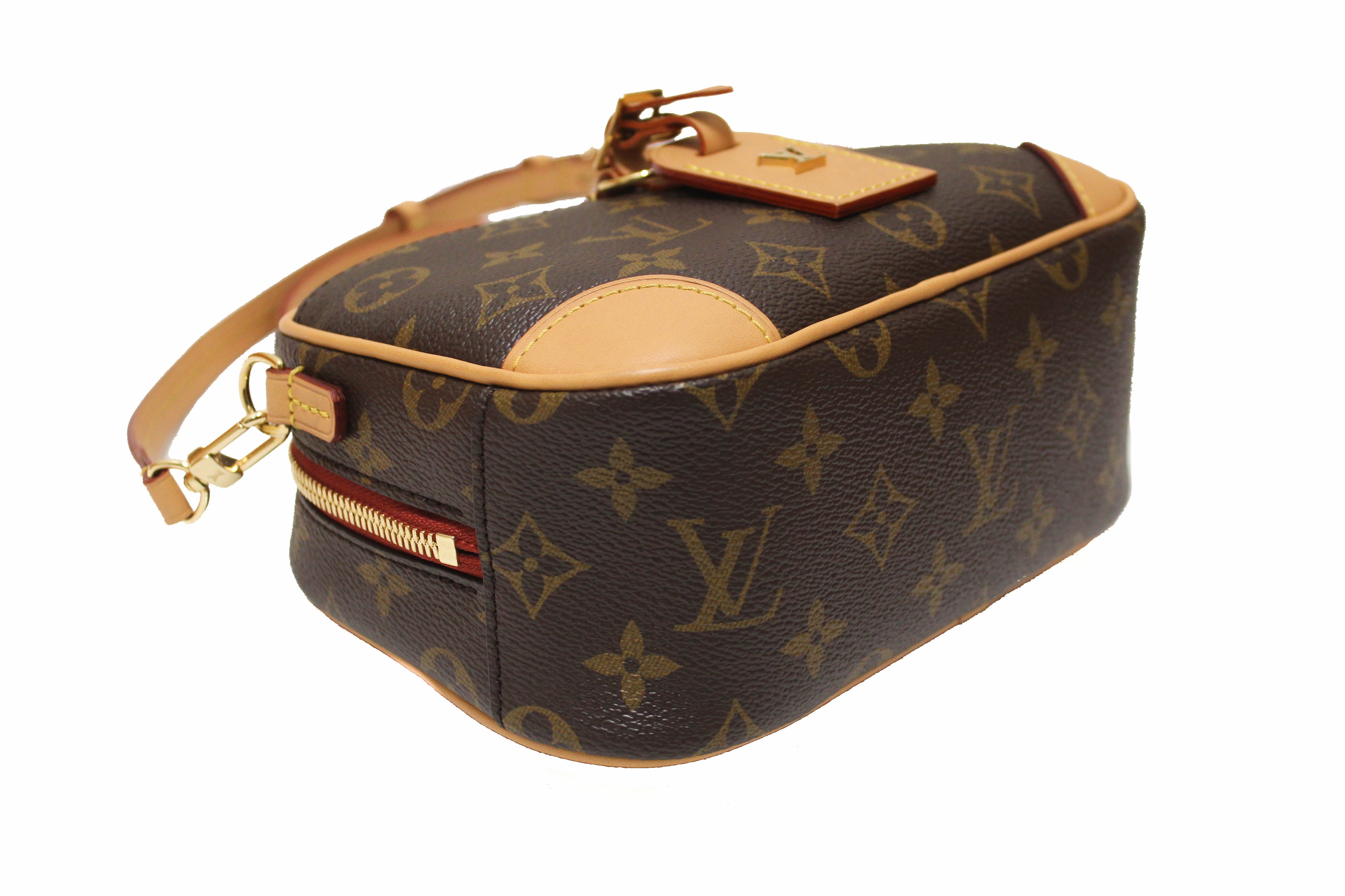 Authentic Louis Vuitton Monogram Deauville Mini Messenger Crossbody Bag