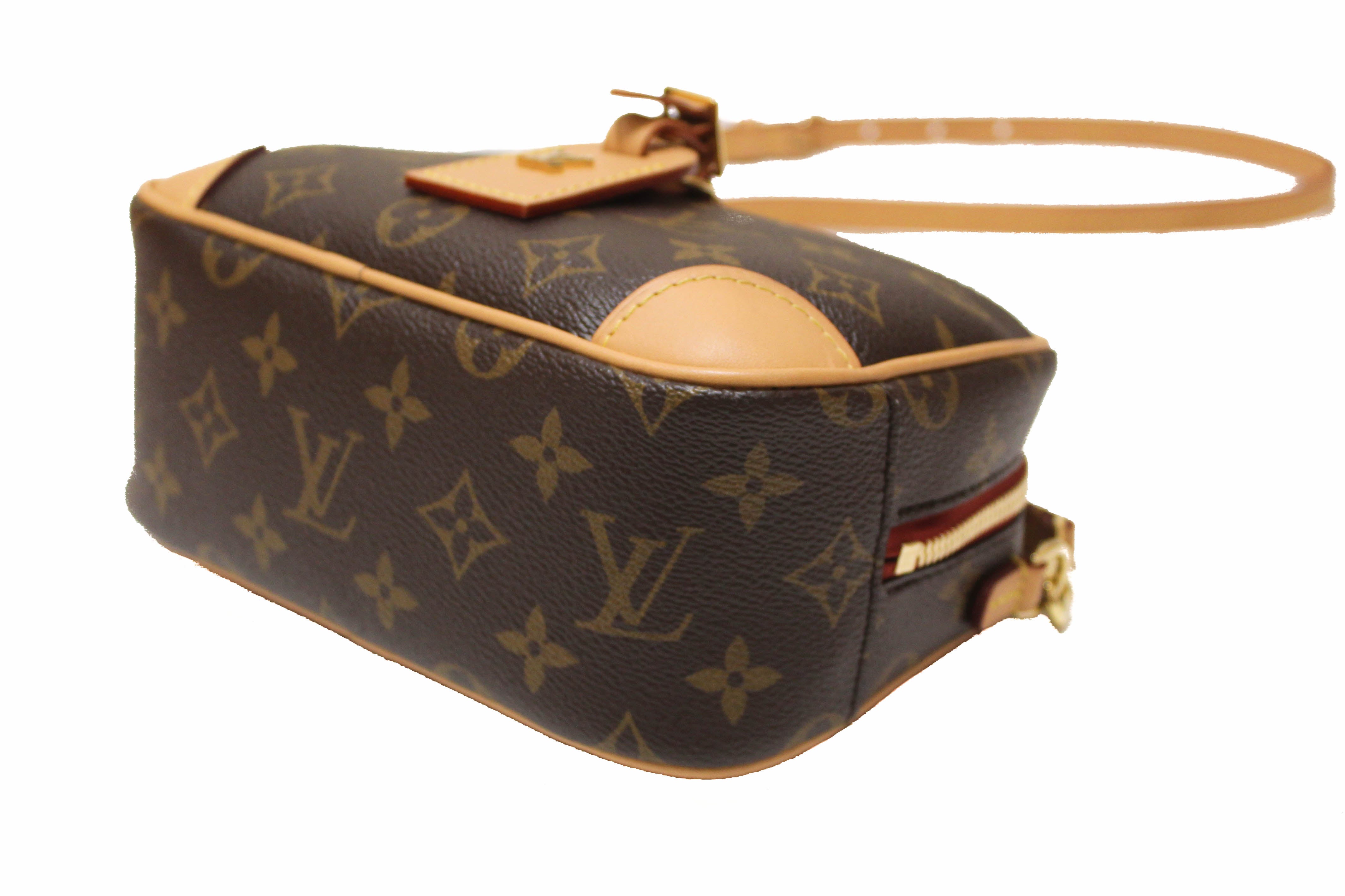 Authentic Louis Vuitton Monogram Deauville Mini Messenger Crossbody Bag