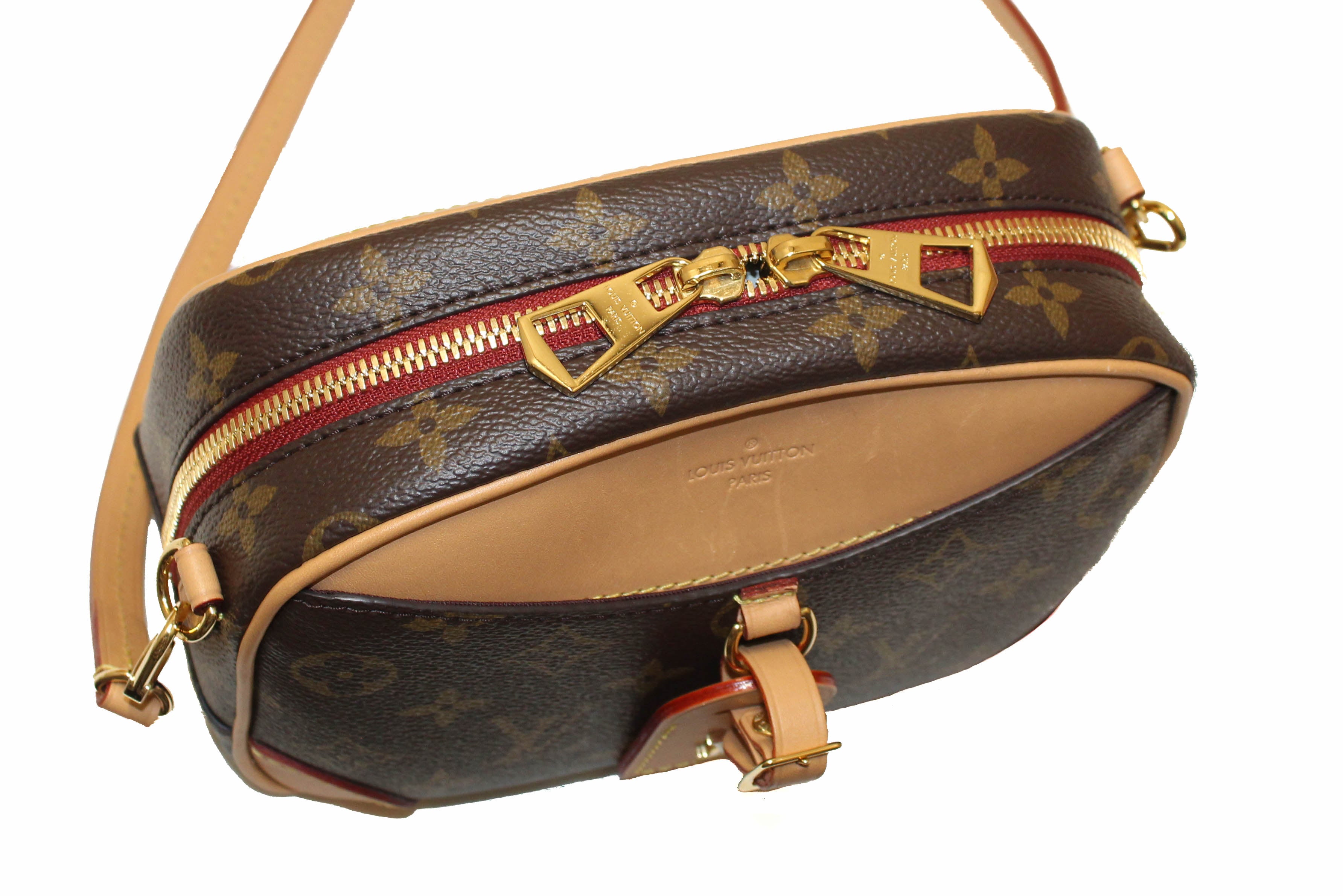 Authentic Louis Vuitton Monogram Deauville Mini Messenger Crossbody Bag
