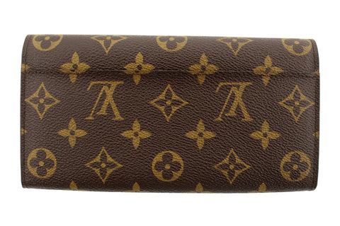 Authentic Louis Vuitton Classic Monogram Sarah Wallet