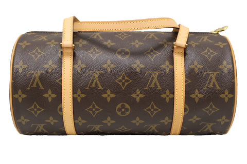 Authentic Louis Vuitton Classic Monogram Papillon 30 Handbag
