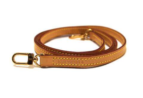 Authentic Louis Vuitton Natural Cowhide Leather Bag Strap