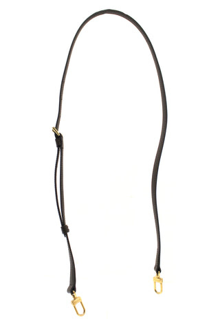 Authentic Louis Vuitton Brown Leather Bag Strap