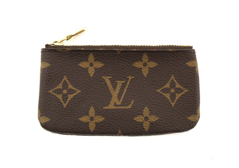 Authentic Louis Vuitton Classic Monogram Canvas Key Pouch