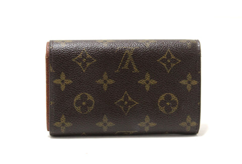 Authentic Louis Vuitton Classic Monogram Canvas Tresor Bifold Wallet