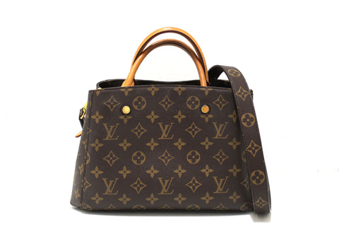 Authentic Louis Vuitton Monogram Montaigne BB Shoulder/Handbag