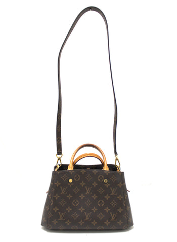 Authentic Louis Vuitton Monogram Montaigne BB Shoulder/Handbag