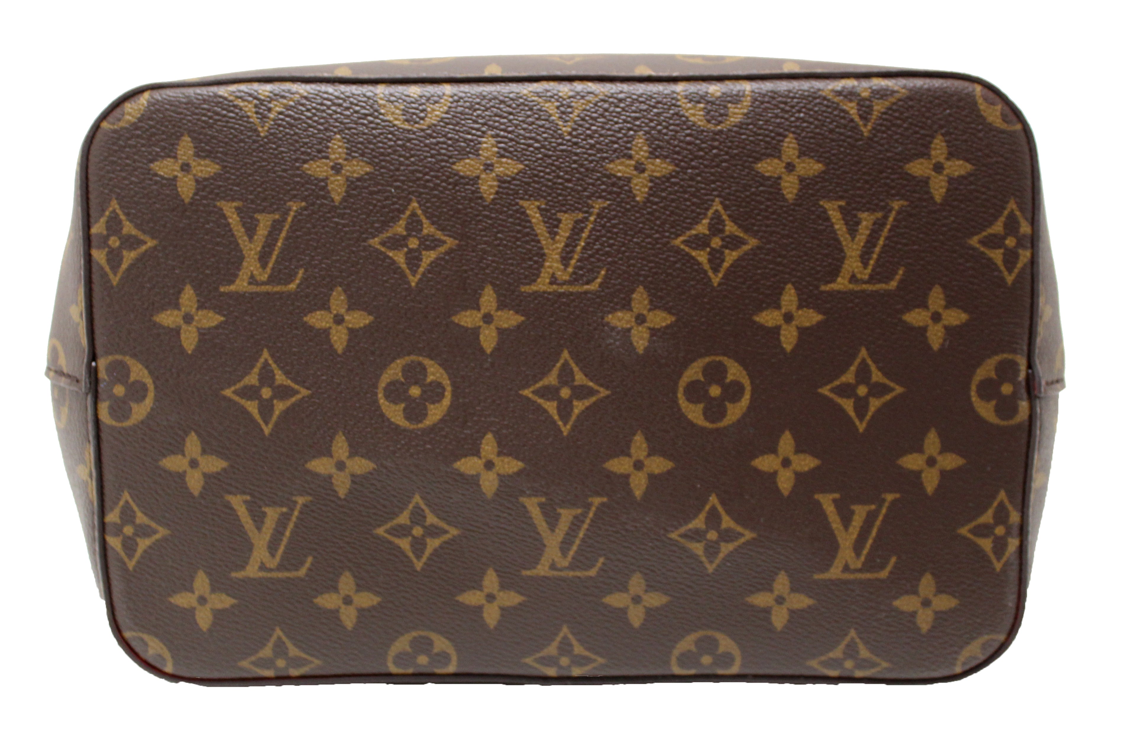 Authentic Louis Vuitton Classic Monogram Red NeoNoe Shoulder Bag