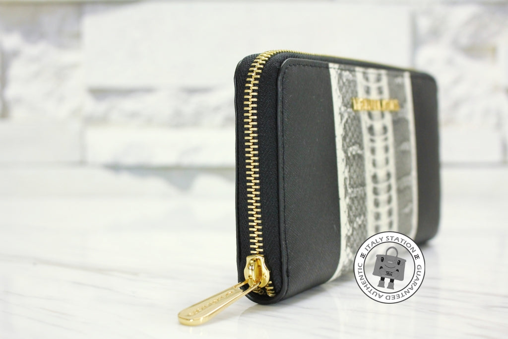 MICHAEL KORS Michael Kors 32T4GJTZ3E JS Trvl Cntr Stripe Snake+blk Cal | Italystation.com - Shop Now at italystation.com