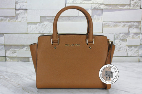 MICHAEL KORS Michael Kors 30S3GLMS2L Selma  Luggage / 230 Calfskin Tot | Italystation.com - Shop Now at italystation.com