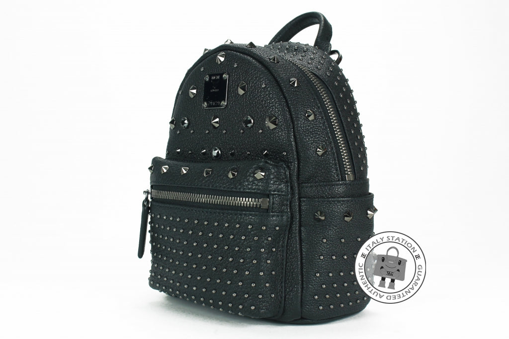MCM Mcm MWK5AVE88 Extra Mini Bebe Boo Swarovski Crystals Black / TI001 | Italystation.com - Shop Now at italystation.com