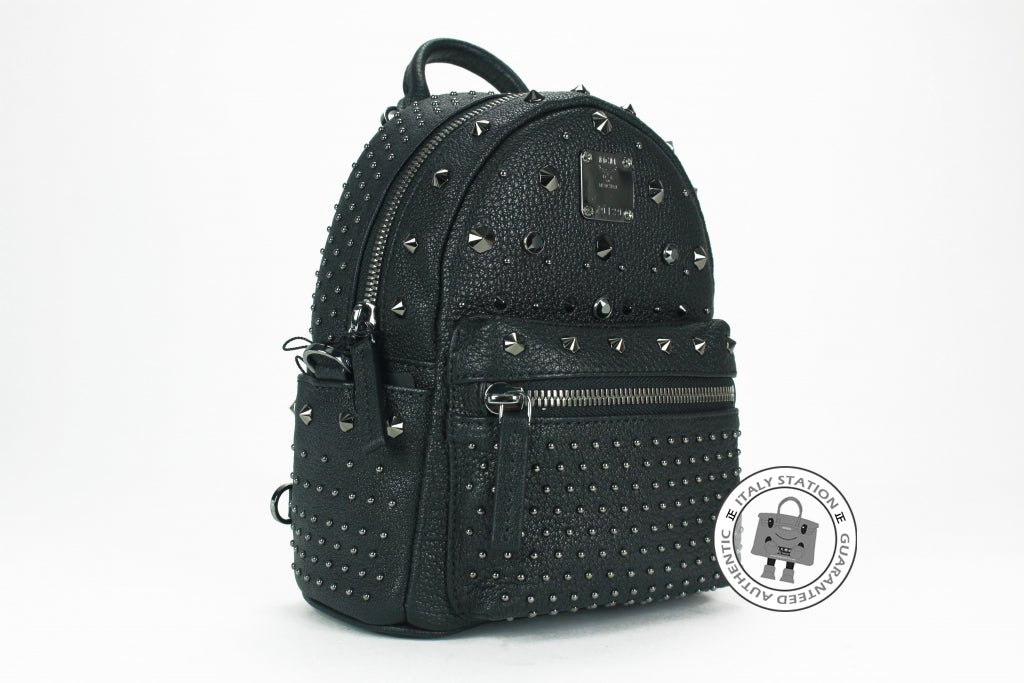 MCM Mcm MWK5AVE88 Extra Mini Bebe Boo Swarovski Crystals Black / TI001 | Italystation.com - Shop Now at italystation.com