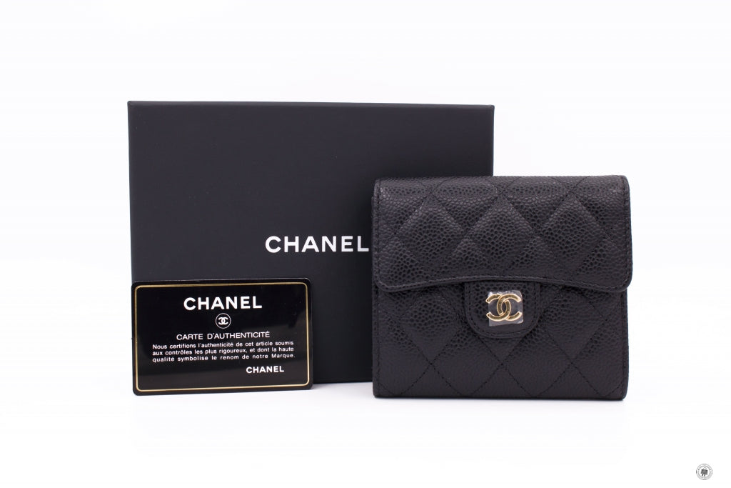 CHANEL Chanel AP0231 Y01588 Classic Fold Wallet (old Model: A82288) Bl | Italystation.com - Shop Now at italystation.com